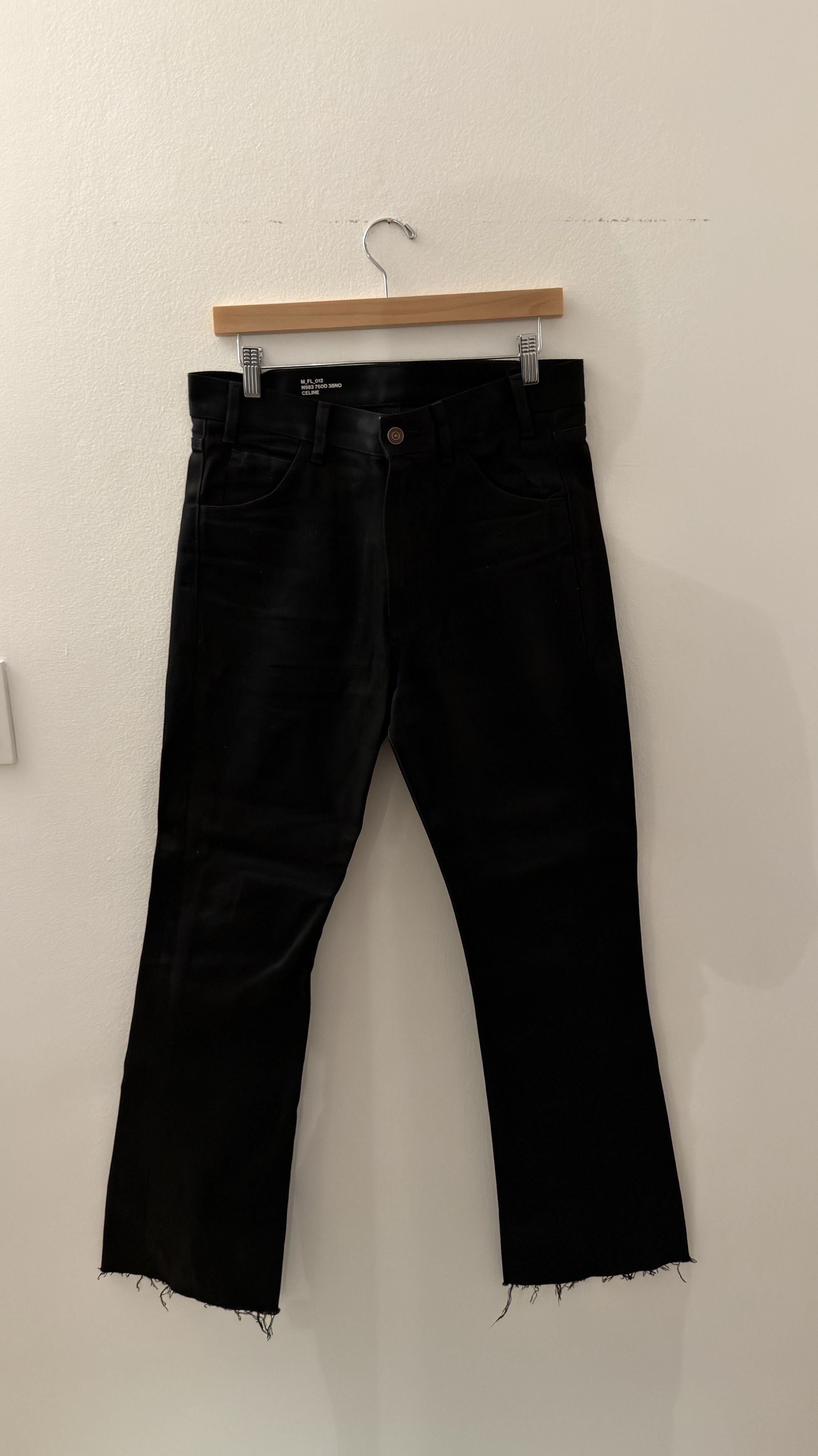 Celine Hedi Era Raw Flared Jeans Size US 30 / EU 46 - 1 Thumbnail
