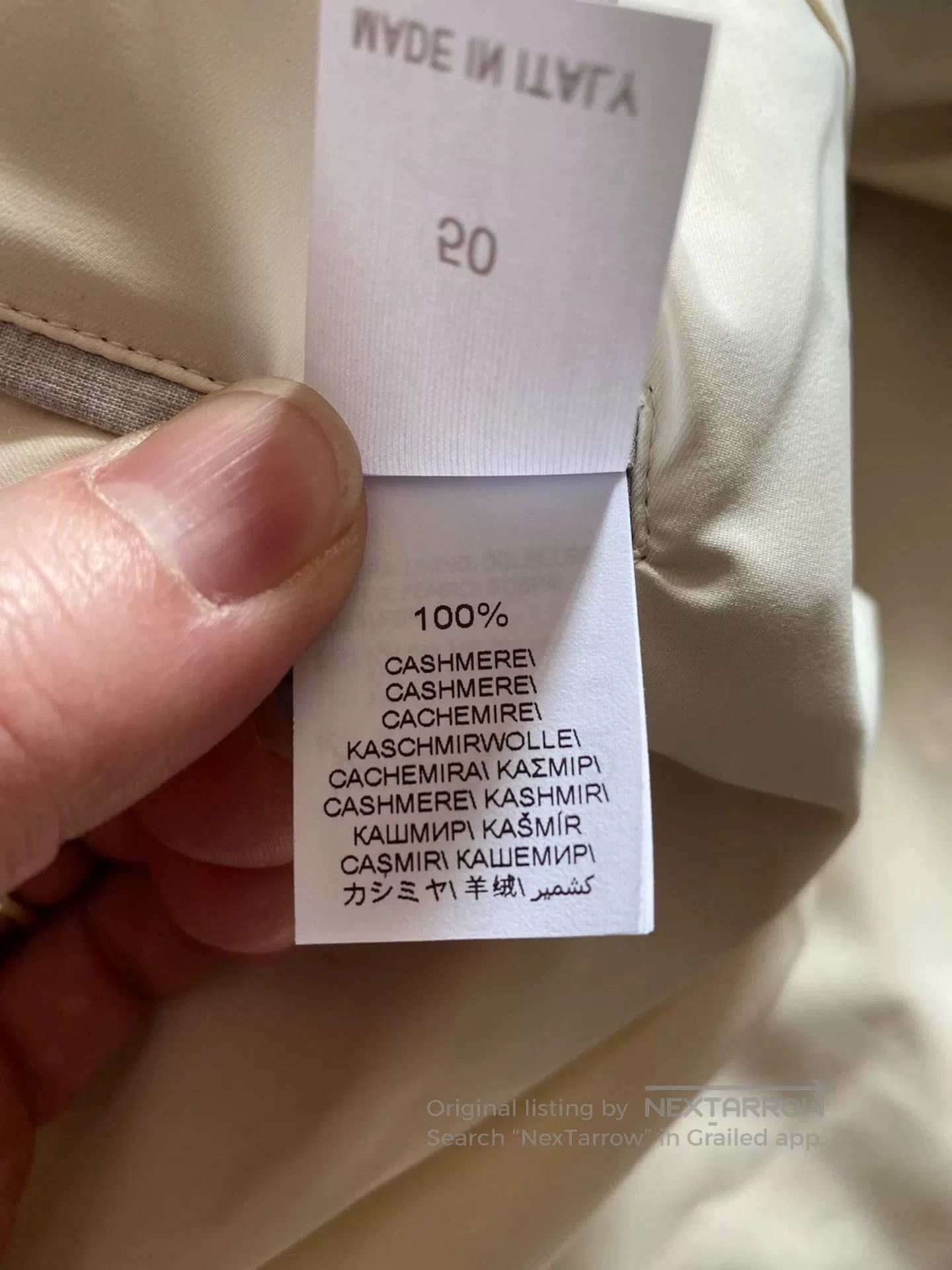 Brunello Cucinelli Brunello Cucinelli Cashmere Coat. Size US XL / EU 56 / 4 - 7 Thumbnail