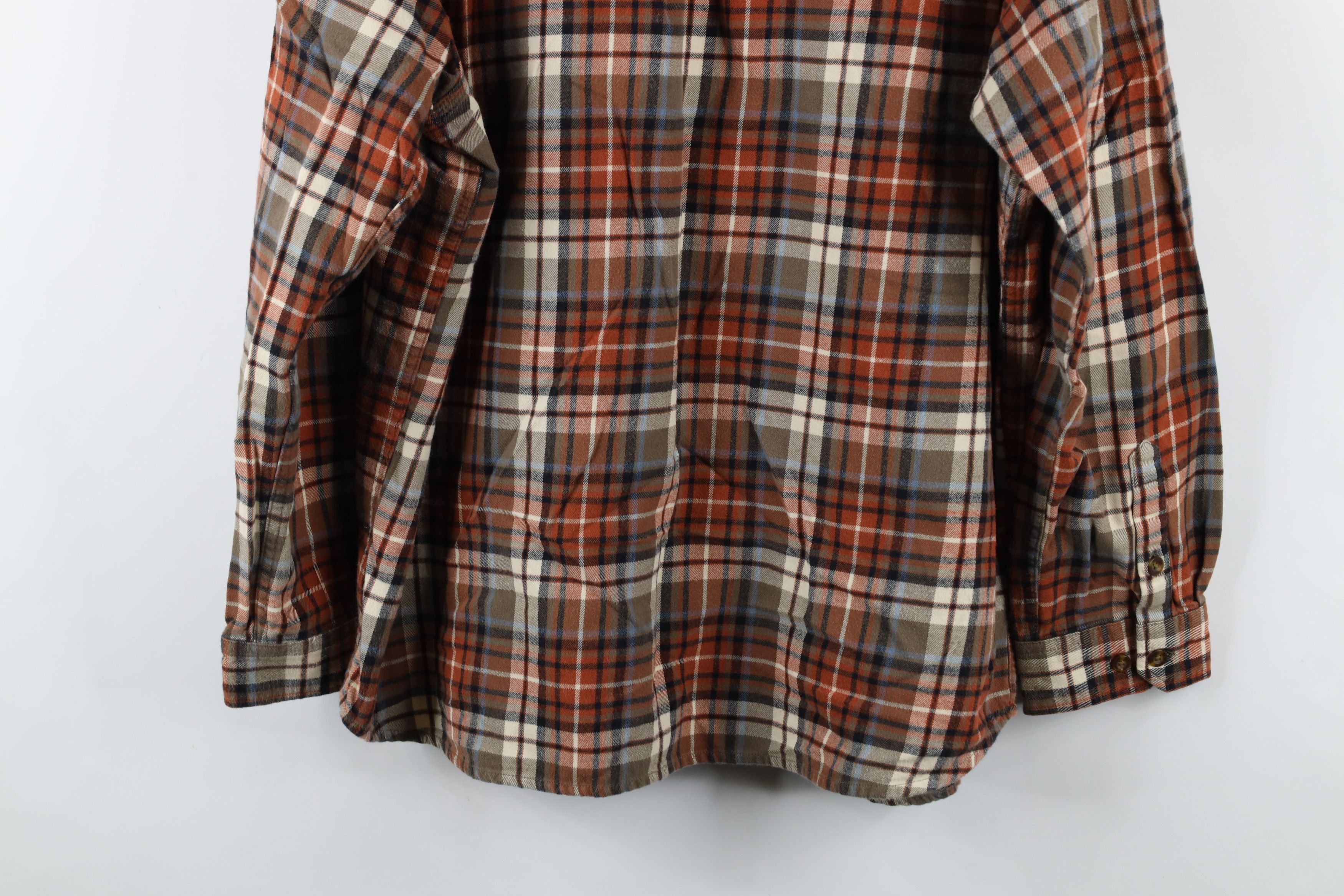 Carhartt × Vintage Vintage Carhartt Relaxed Fit Flannel Button Down Shirt Plaid Size US XXL / EU 58 / 5 - 11 Thumbnail
