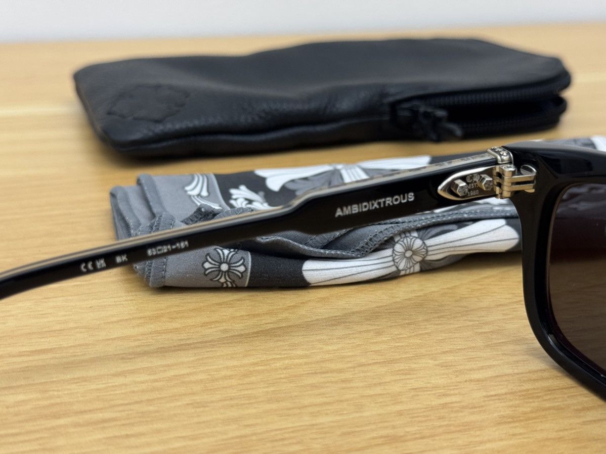 Chrome Hearts Chrome Hearts Ambidixtrous Black .925 Silver Glasses Size ONE SIZE - 5 Thumbnail