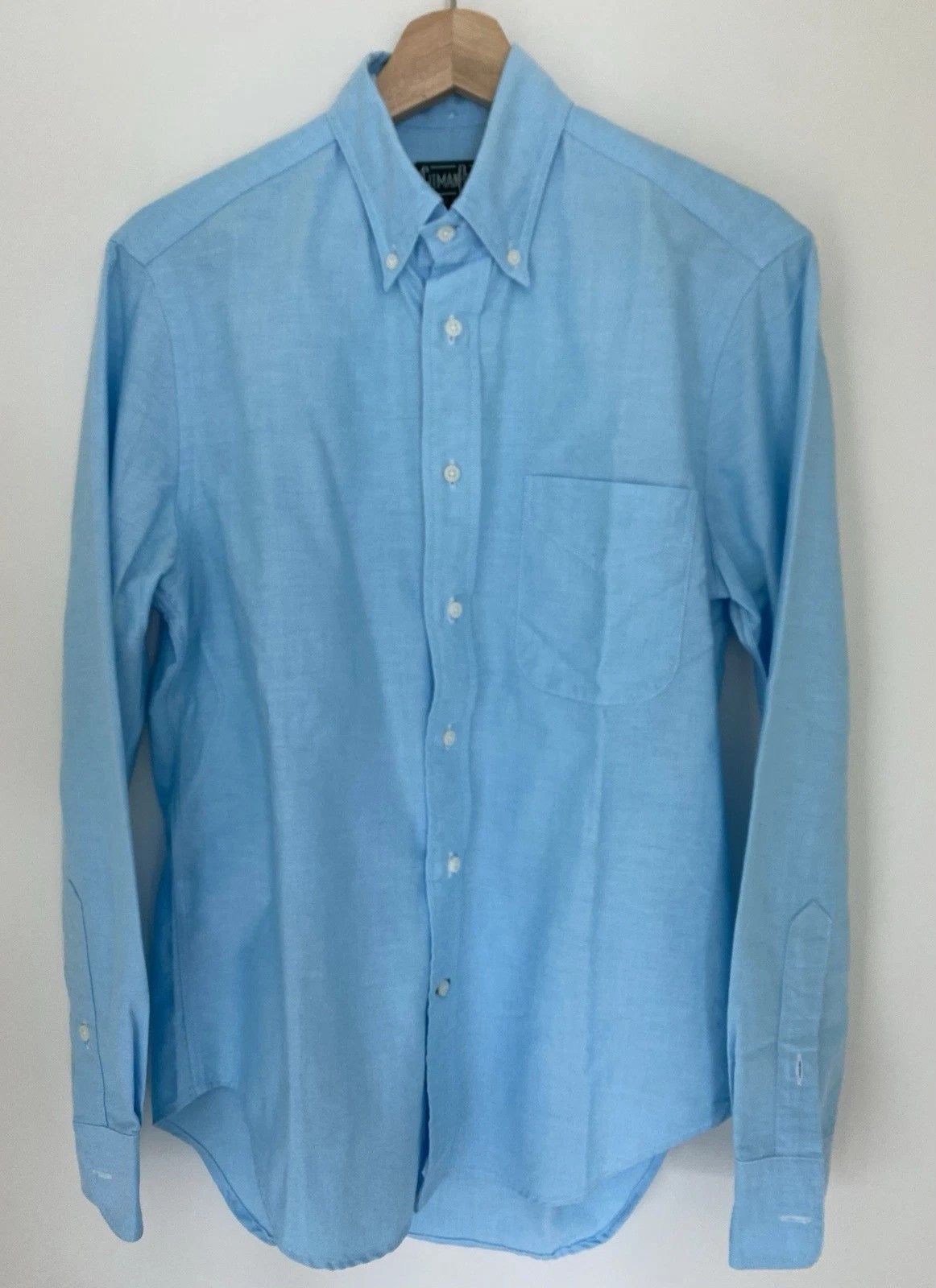 Gitman Bros. Vintage Gitman Vintage Teal Spring Oxford Button Down Shirt Size US S / EU 44-46 / 1 - 2 Thumbnail