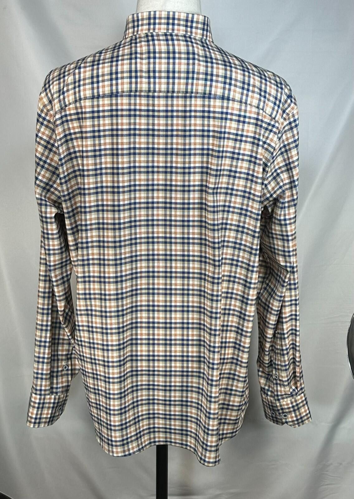 Johnston & Murphy Johnston Murphy Plaid Oxford Button Up Multicolor Mens L Size US L / EU 52-54 / 3 - 2 Thumbnail