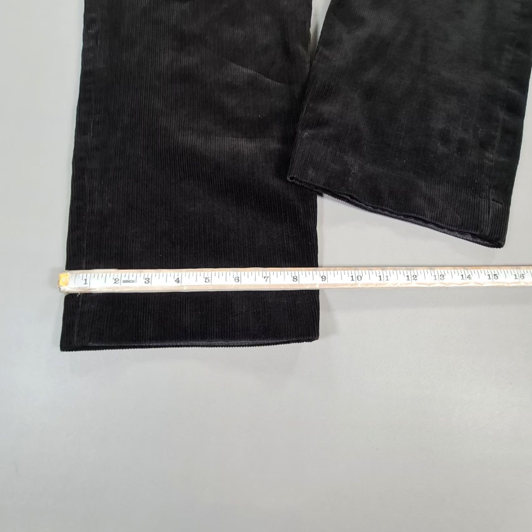 Marks & Spencer M&S Sartorial Mens Trousers Black W38 L31 Corduroy Pants Casual Chino Flat Front Button Zip Pockets Regular Mens Size US 38 / EU 54 - 7 Thumbnail