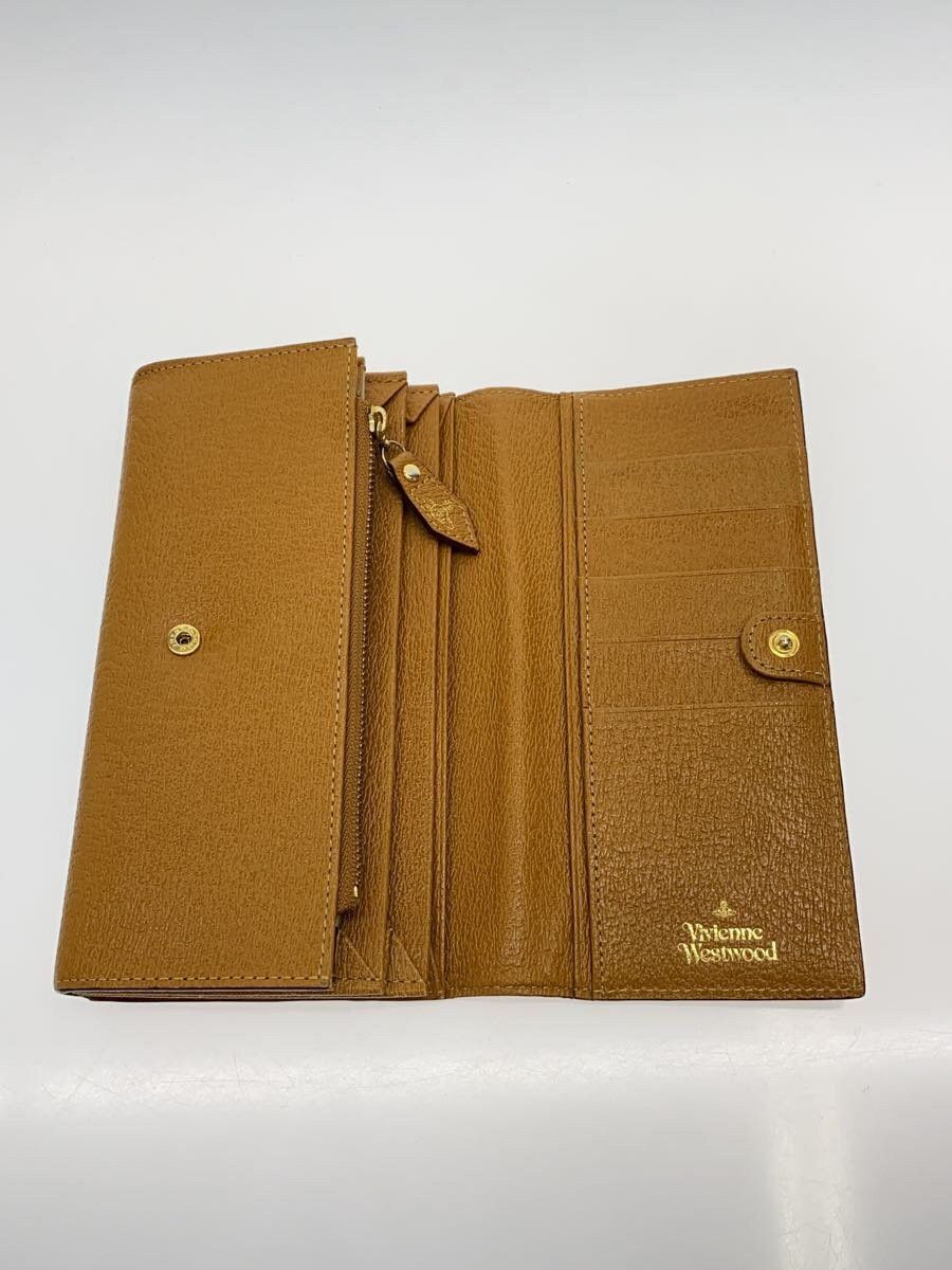 Vivienne Westwood Vivienne Westwood Plain Long Wallet Camel Size ONE SIZE - 4 Thumbnail