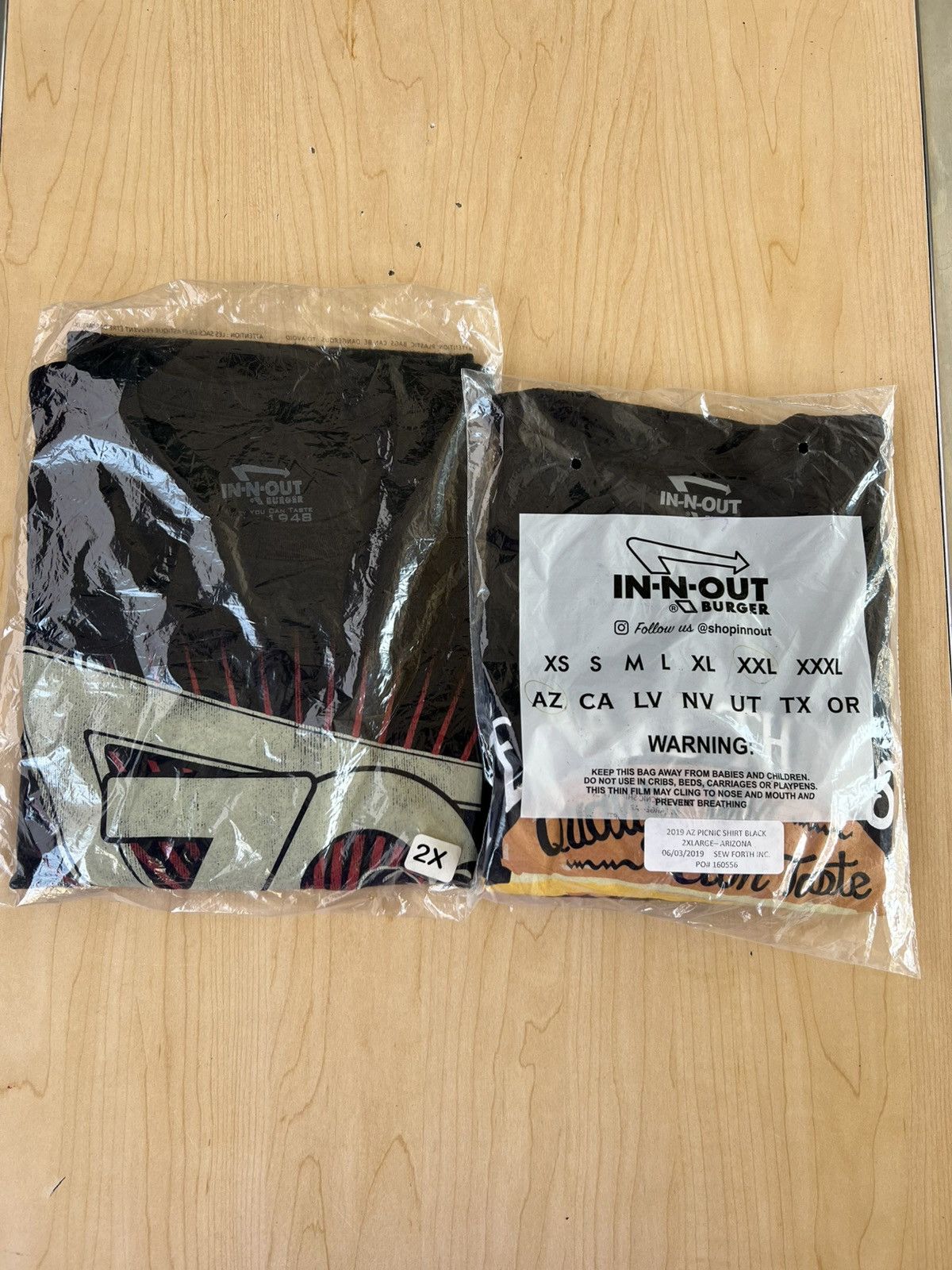 Other Brand New In N Out T Shirt Black SZ XXLARGE Size US XXL / EU 58 / 5 - 1 Thumbnail