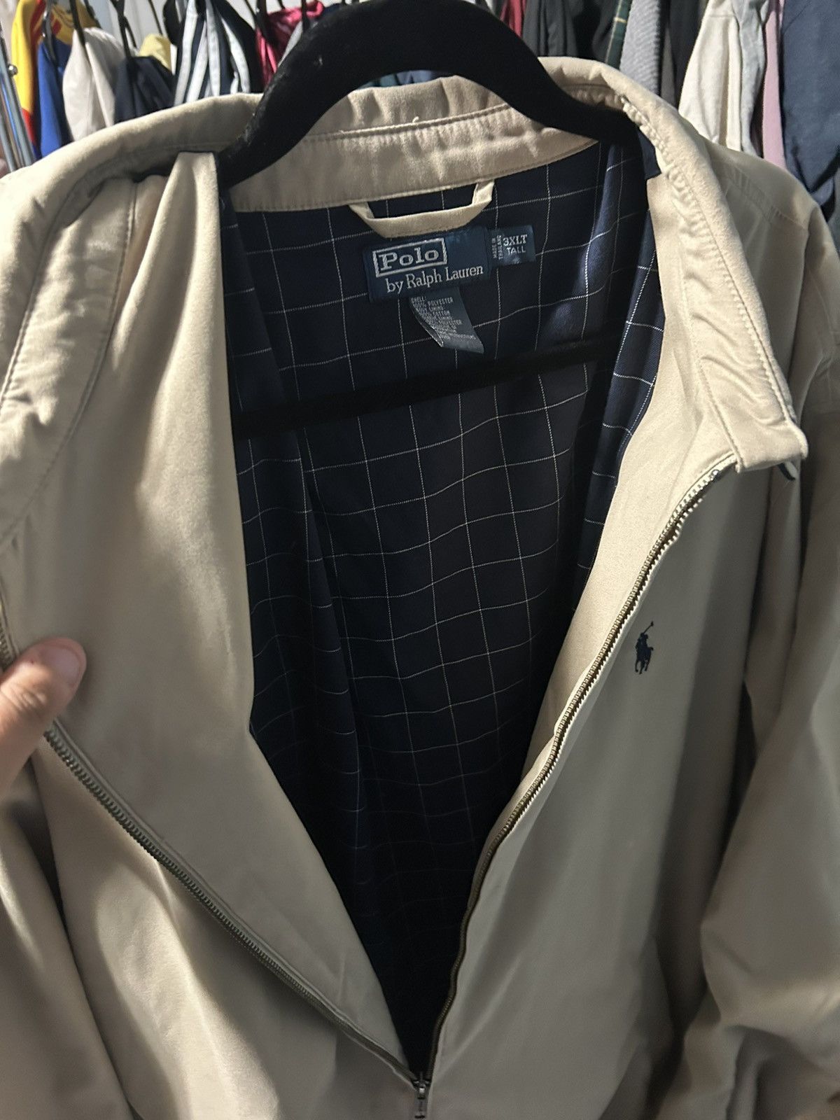 Polo Ralph Lauren Polo Ralph Lauren Khaki Bomber Jacker 3XLT Size US XXL / EU 58 / 5 - 9 Thumbnail
