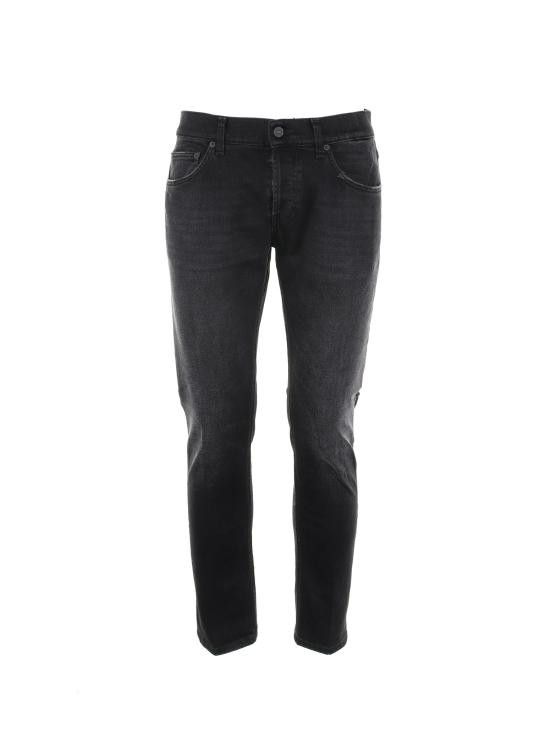Dondup DONDUP Men Straight Pants UP168 DS0255999 Black Size US 33 - 1 Thumbnail