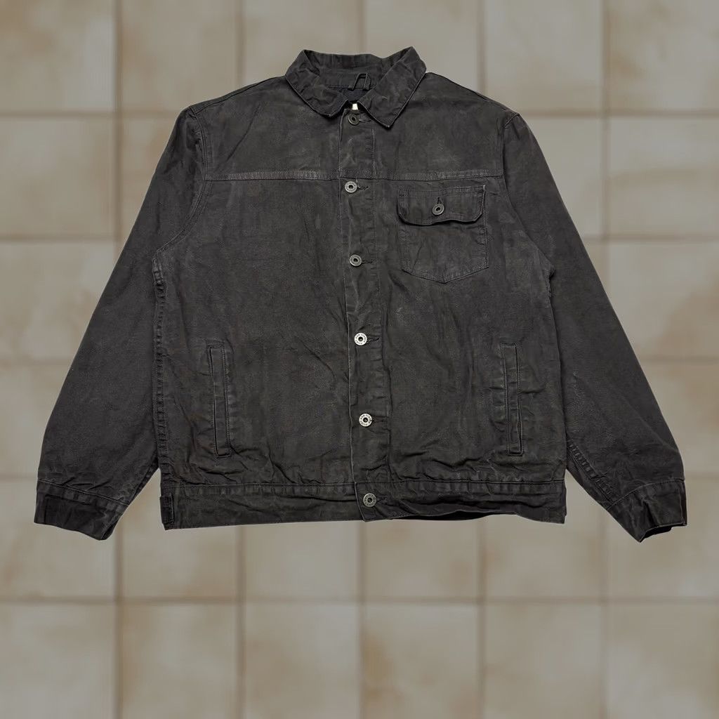 Flint And Tinder Flint and Tinder Waxed Trucker Jacket Flannel Lined Gorpcore Men's Large Size US L / EU 52-54 / 3 - 1 Thumbnail