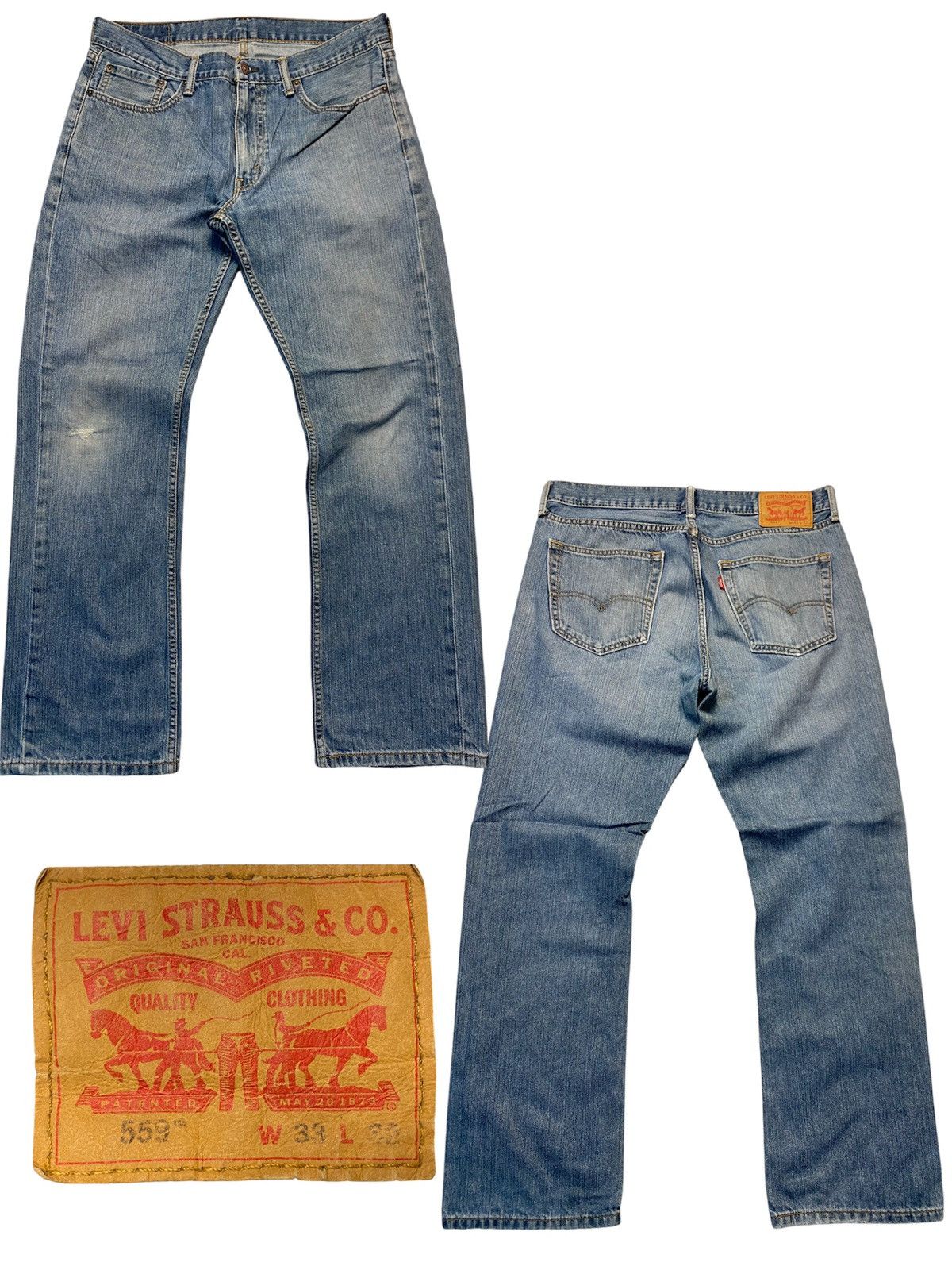 Levi's × Vintage Vintage Levis 559 Size US 34 / EU 50 - 1 Thumbnail