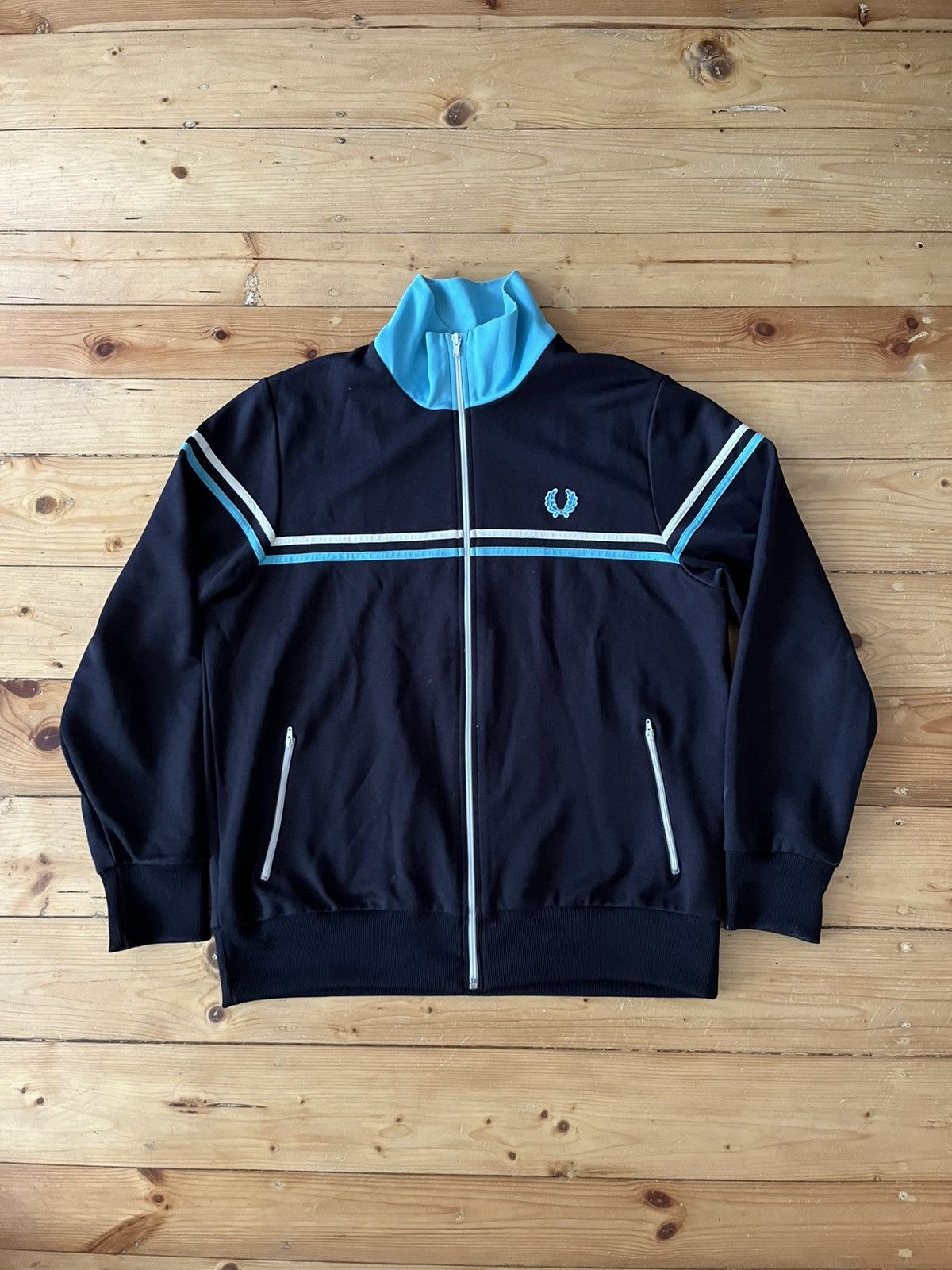 Fred Perry Vintage Fred Perry Zip-Up Jumper / Track Jacket | Grailed