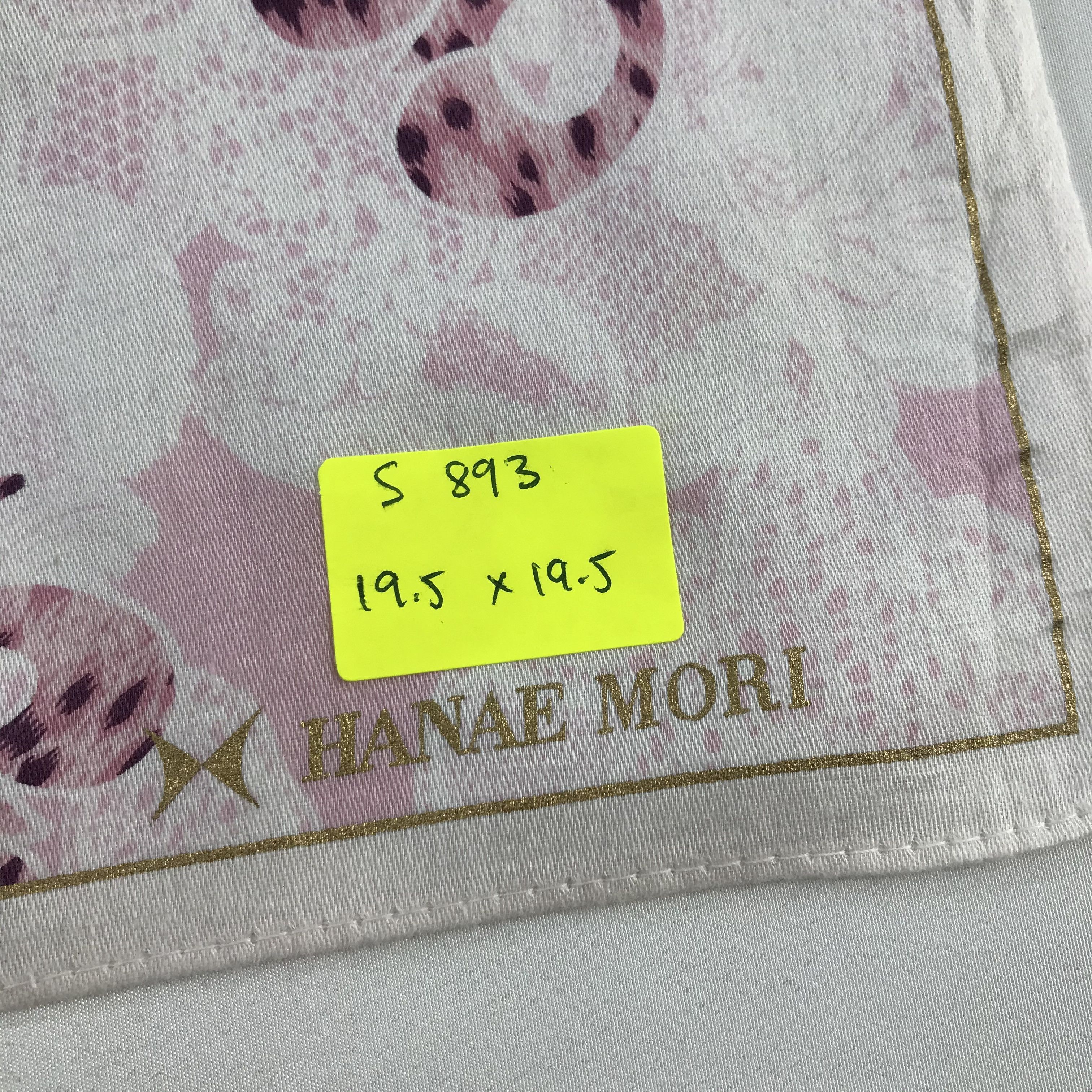 Hanae Mori × Vintage Hanae Mori Bandana / Handkerchief / Neckerchief - S893 Size ONE SIZE - 5 Thumbnail