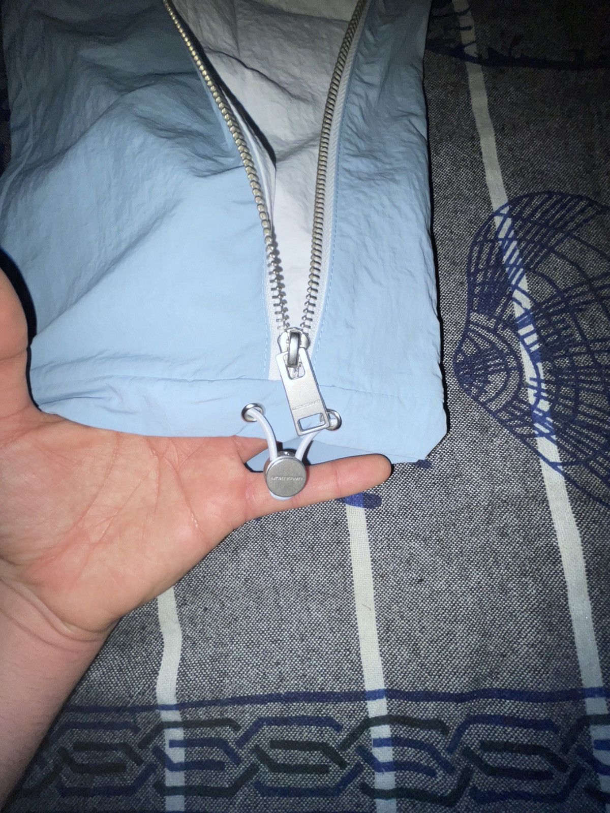 Unknown London Baby Blue Track Pants Size US 28 / EU 44 - 5 Thumbnail