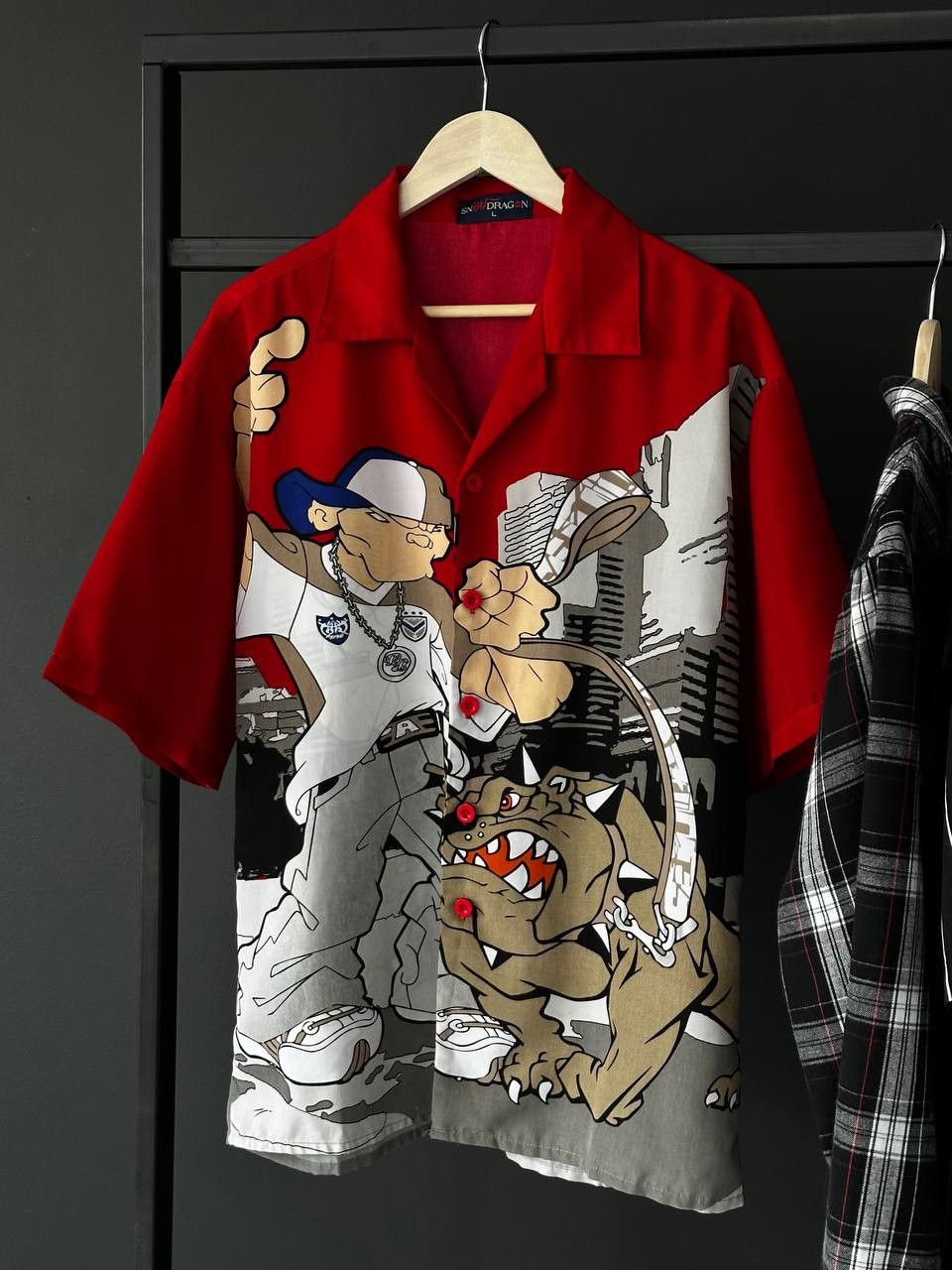Rap Tees × Vintage Vintage Rap Camp Collar Printed Shirt Size US L / EU 52-54 / 3 - 2 Thumbnail