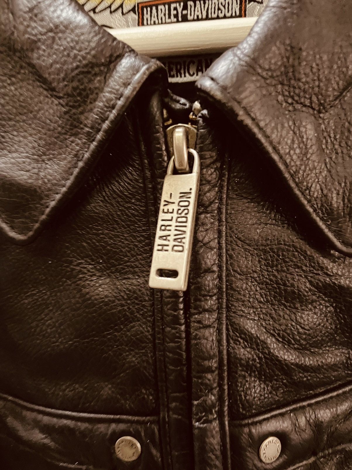 Harley Davidson × Vintage Harley Davidson vintage leather jacket Size US M / EU 48-50 / 2 - 3 Thumbnail