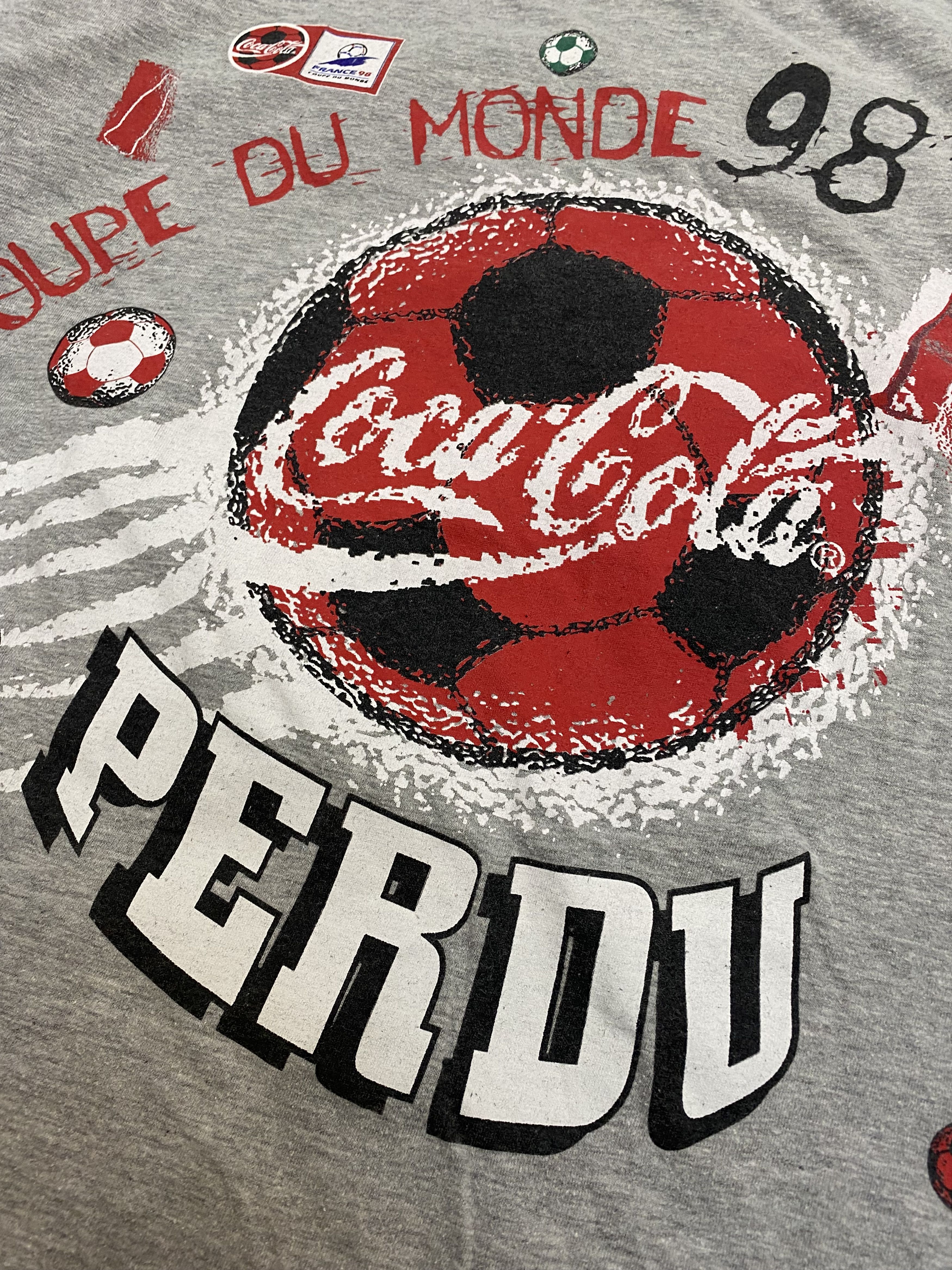 Coca Cola Vintage Coca Cola x FRANCE 98 World Cup Reversible T-Shirt Size US M / EU 48-50 / 2 - 9 Thumbnail