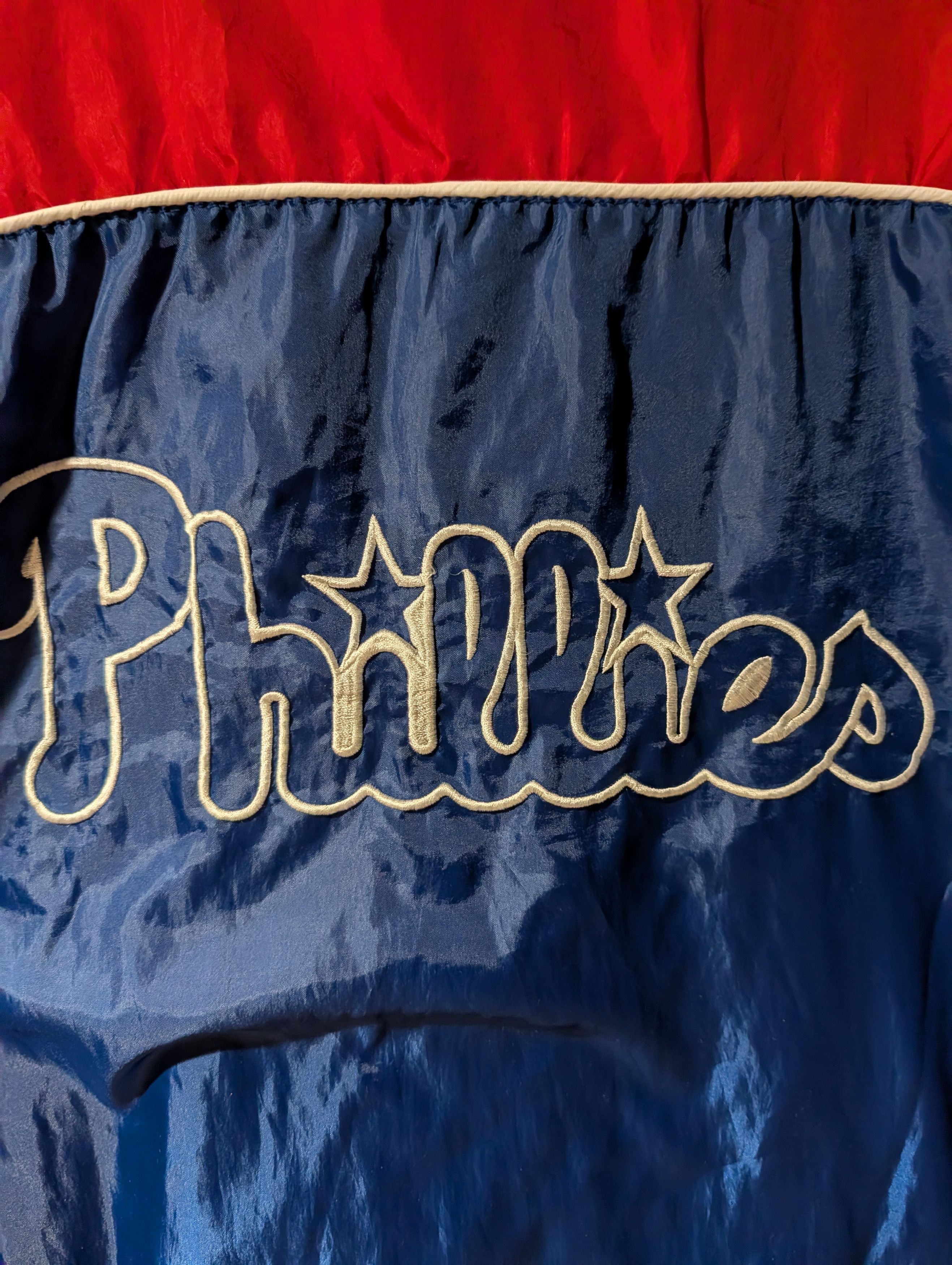 MLB Vintage Y2K Phillies MLB Genuine Lightweight Windbreaker Size US XL / EU 56 / 4 - 6 Thumbnail