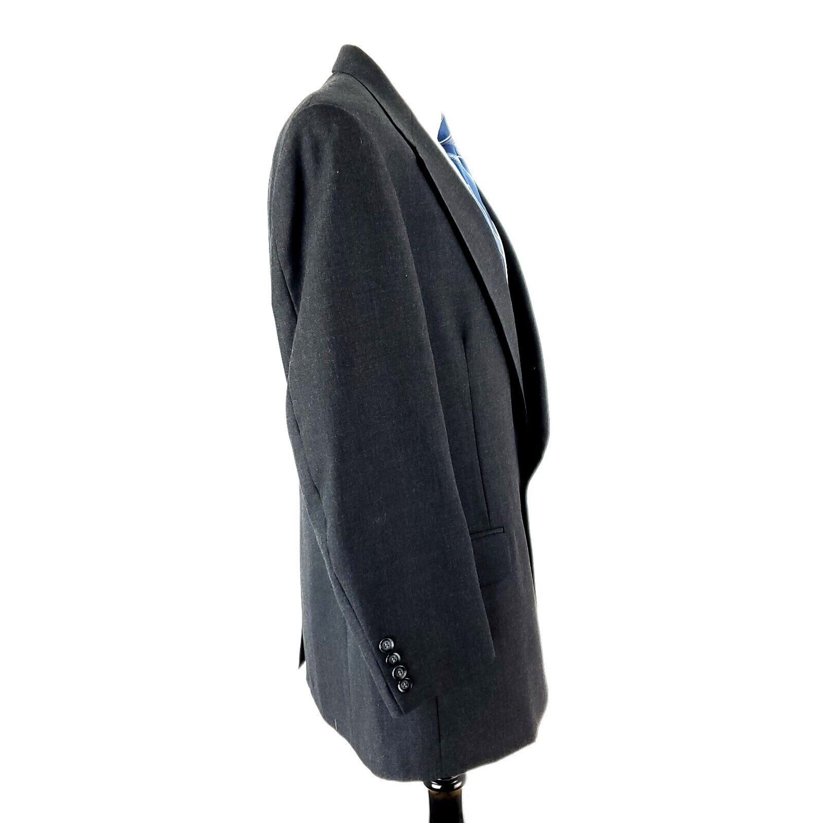 Stafford Vintage Stafford American Craftsman 2 Button Blazer 42L Gray Size 42L - 6 Thumbnail