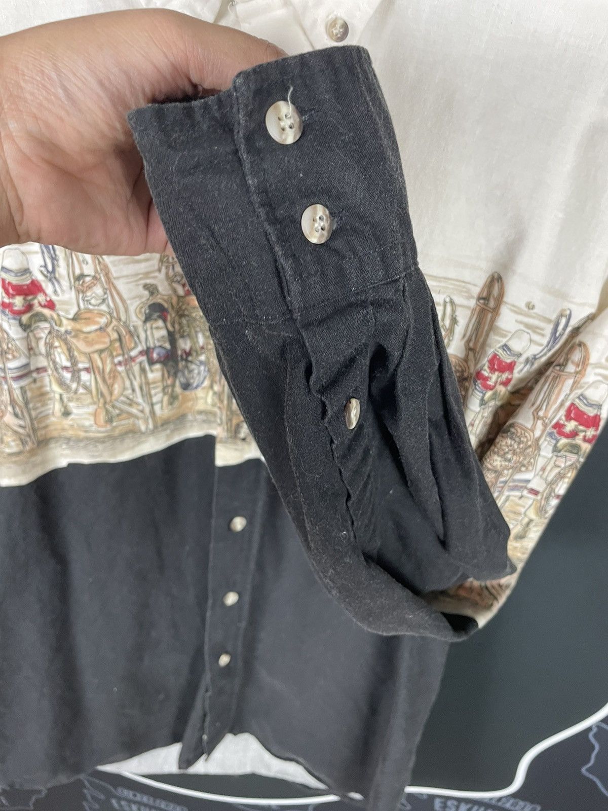 Cowboy Equipment Vintage Cowboys Turtle mens shirt horse Tack room print Size US M / EU 48-50 / 2 - 8 Thumbnail