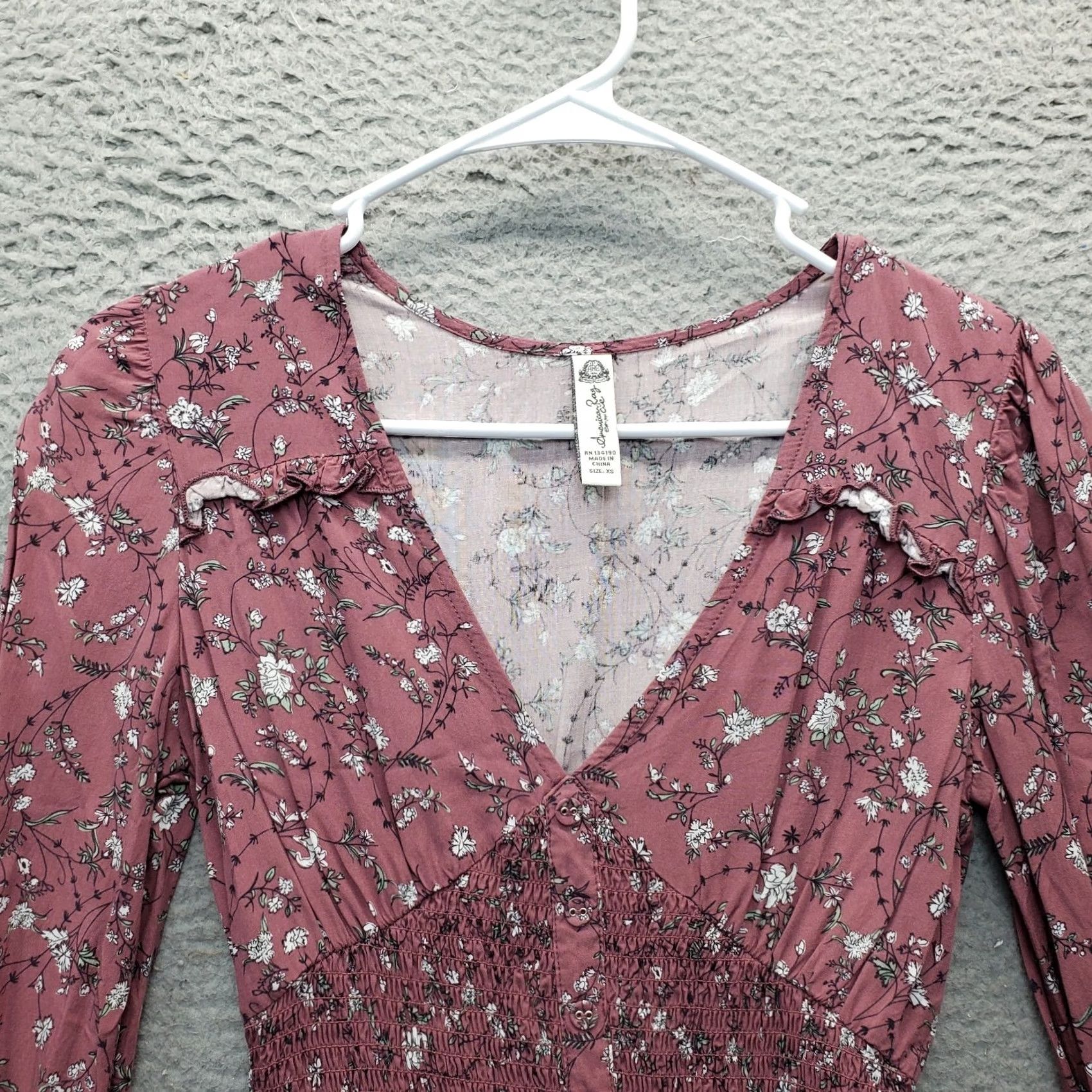 Vintage American Rag Cie Fit & Flare Dress Women's XS Multi Floral Wild Ginger Size XS / US 0-2 / IT 36-38 - 4 Thumbnail
