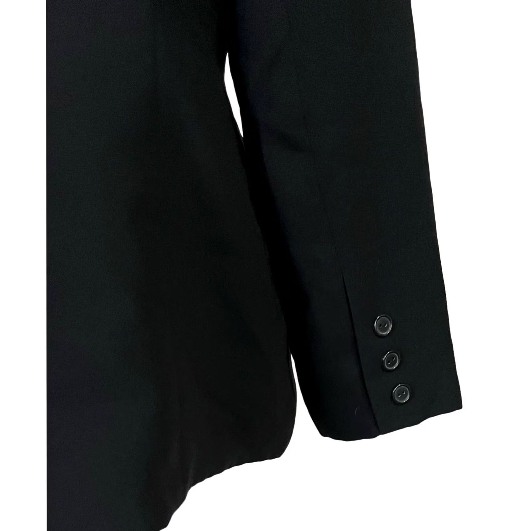 Mary McFadden Mary McFadden Blazer Jacket Black Button Front Sz 10 Womens Shirt Blazer Size L / US 10 / IT 46 - 6 Thumbnail