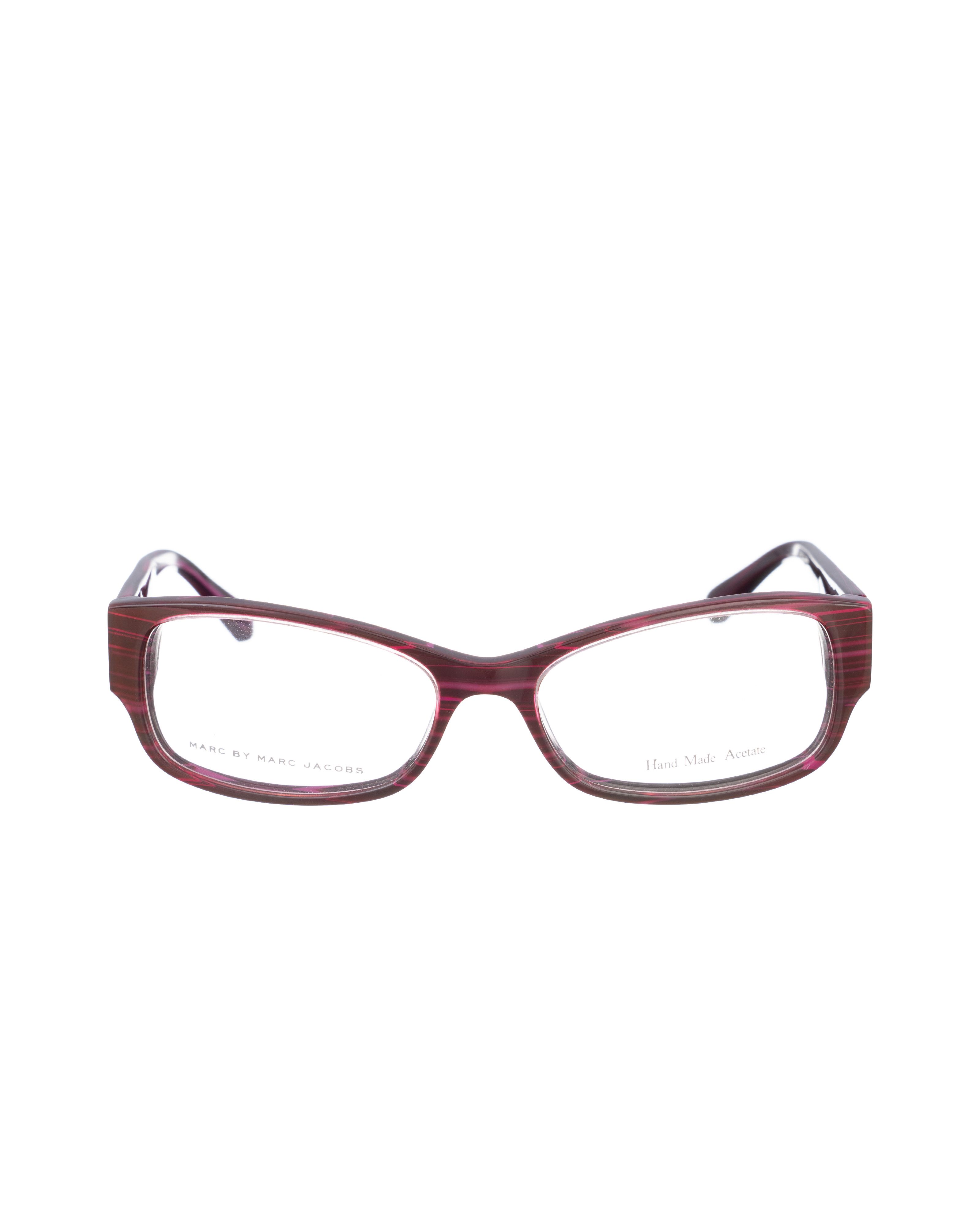 Marc by Marc Jacobs Marc by Marc Jacobs 00s Burgundy & Violet Stripes Glasses Size ONE SIZE - 1 Thumbnail