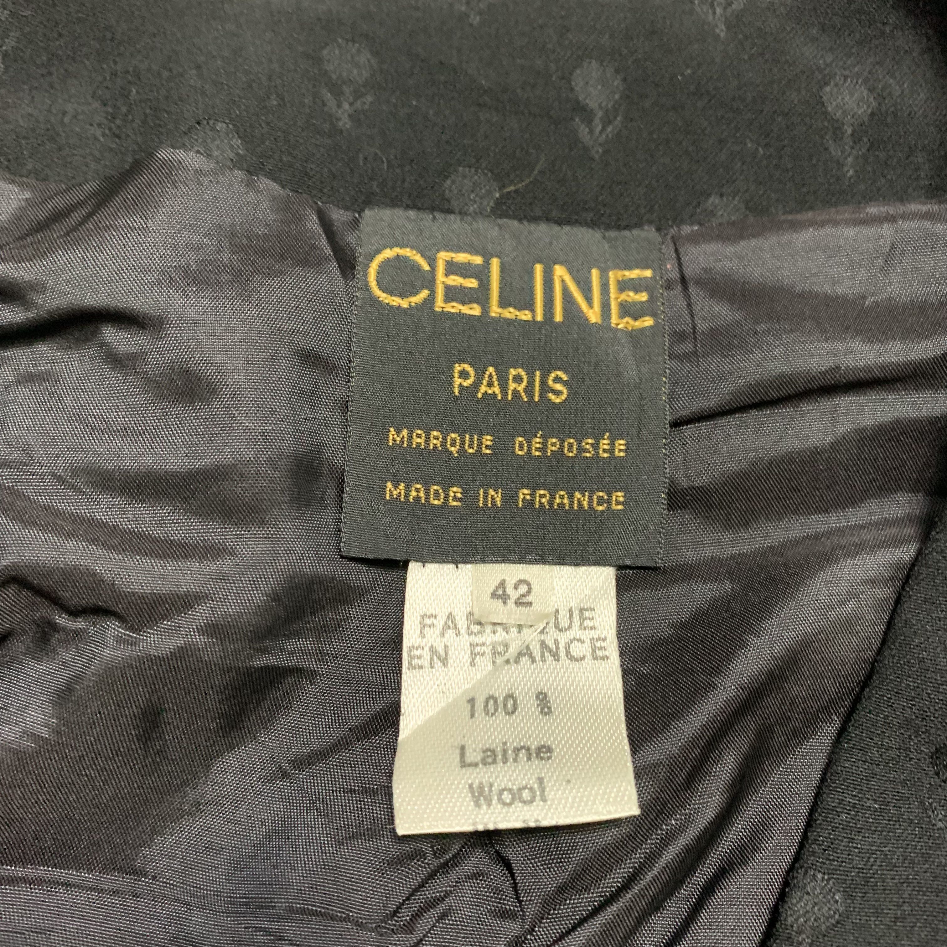 Celine Vintage 70s Celine Monogram Jacket Size M / US 6-8 / IT 42-44 - 8 Thumbnail