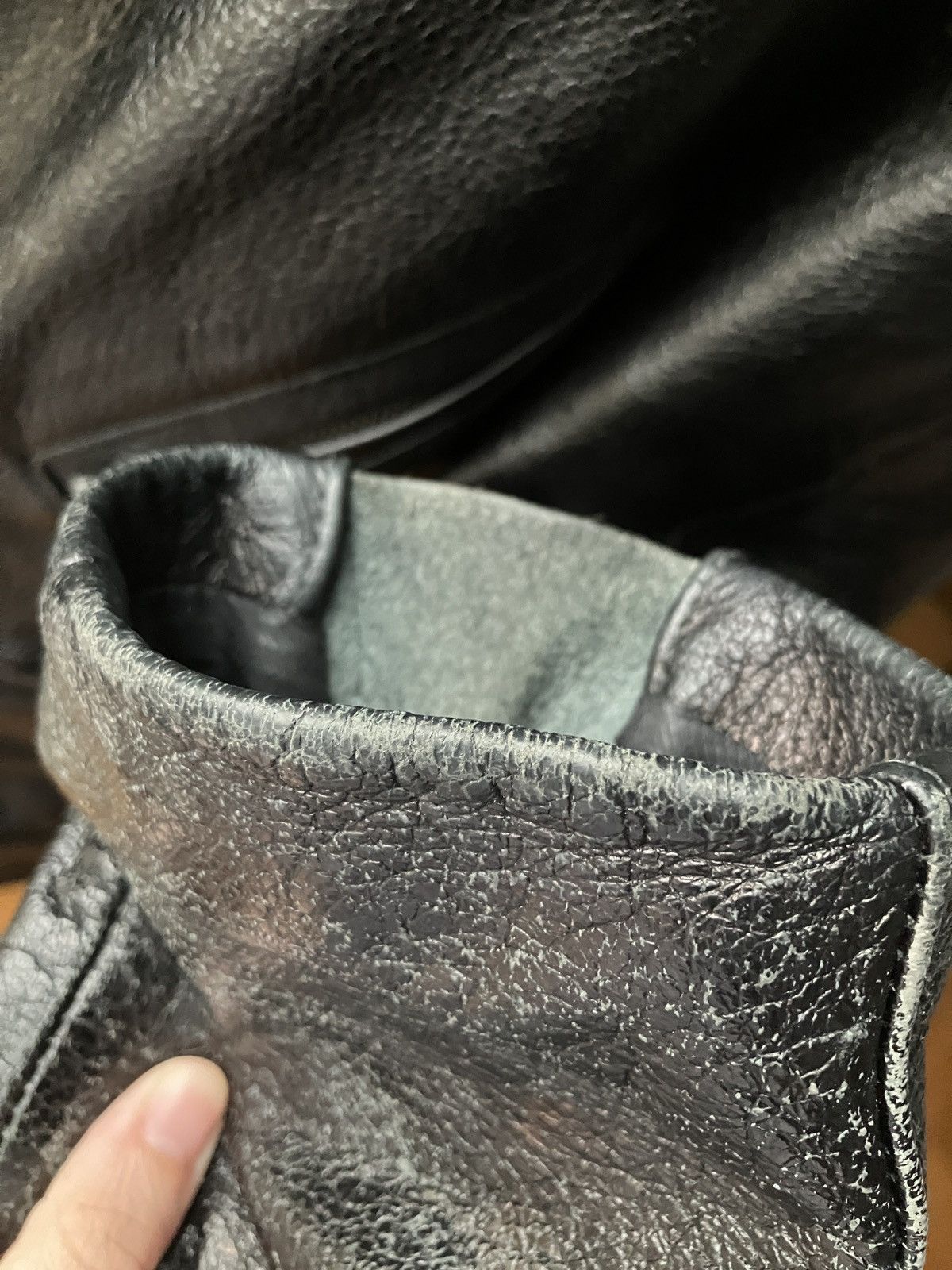 Our Legacy Our Legacy Leather Biker Jacket Size US M / EU 48-50 / 2 - 7 Thumbnail