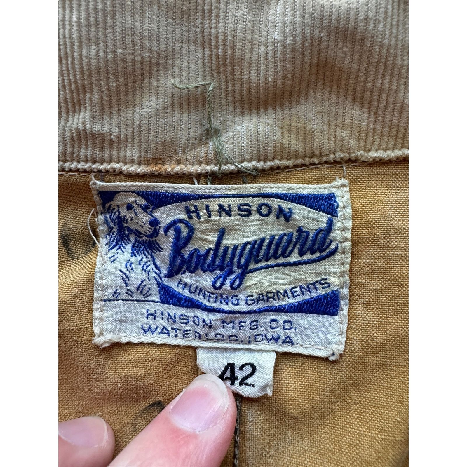 Vintage Vintage Hinson's Bodyguard Hunting Jacket SZ 42 Size US L / EU 52-54 / 3 - 6 Thumbnail
