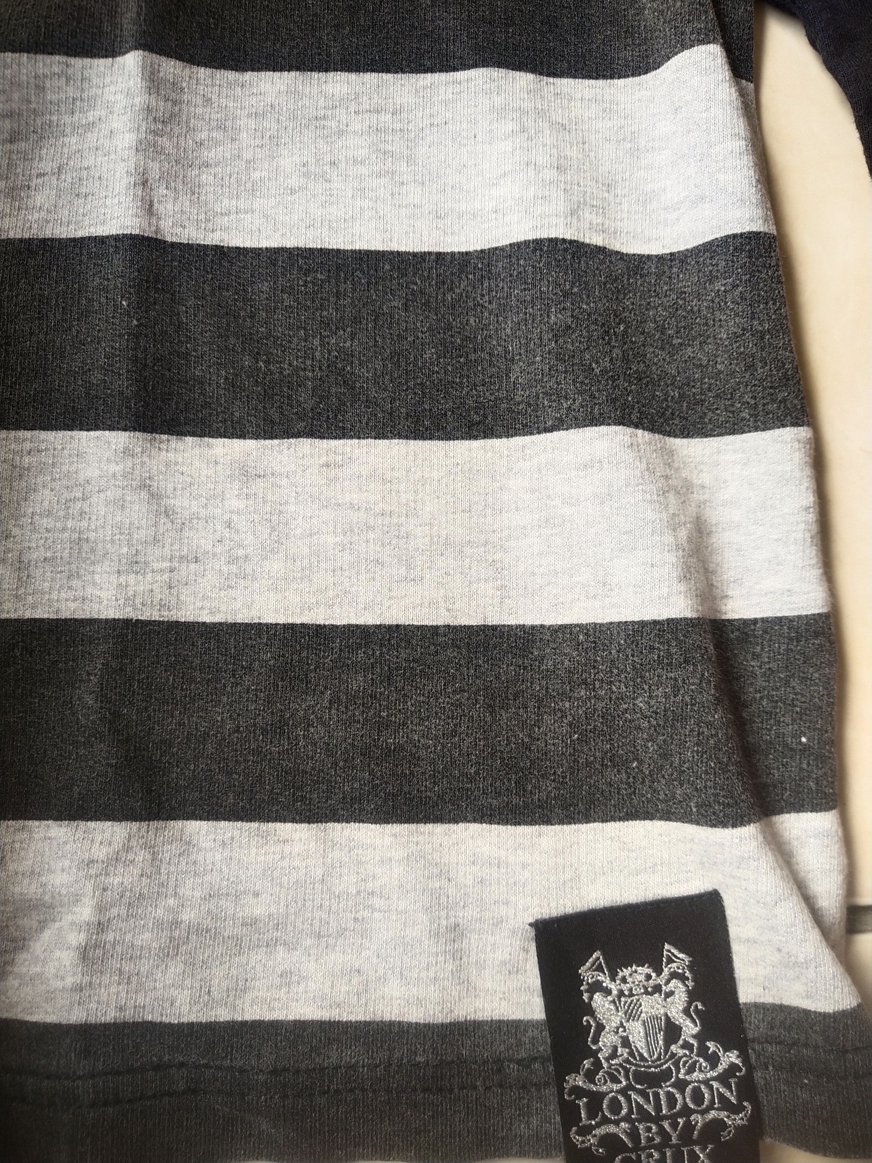 Hysteric Glamour Vintage Y2K Crux Layered Striped Hooded L/S Tee Size US S / EU 44-46 / 1 - 3 Thumbnail