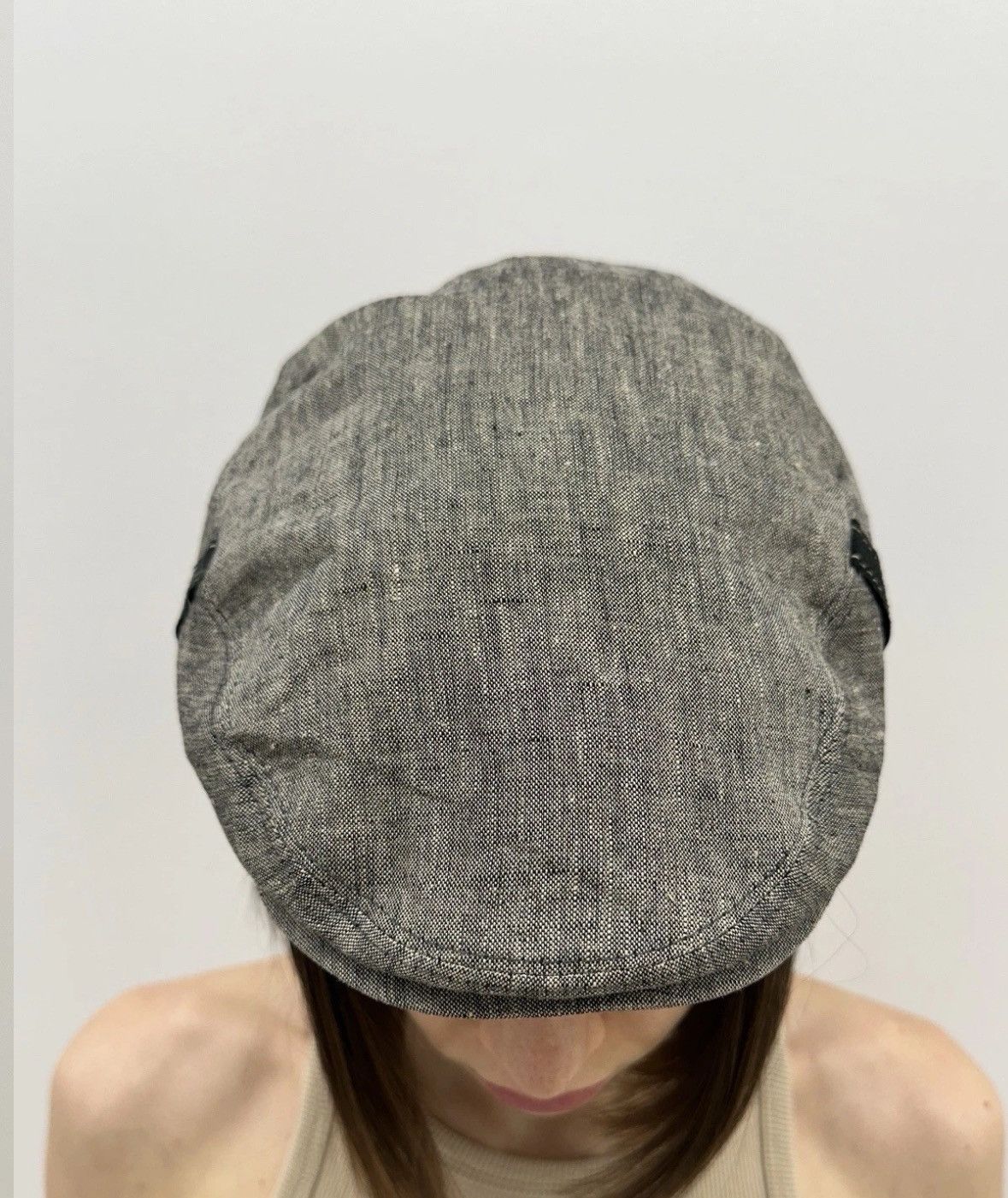 Vintage Bitte Kai Rand Linen Newsboy Cap Hat y2k Size 57 Size ONE SIZE - 5 Thumbnail