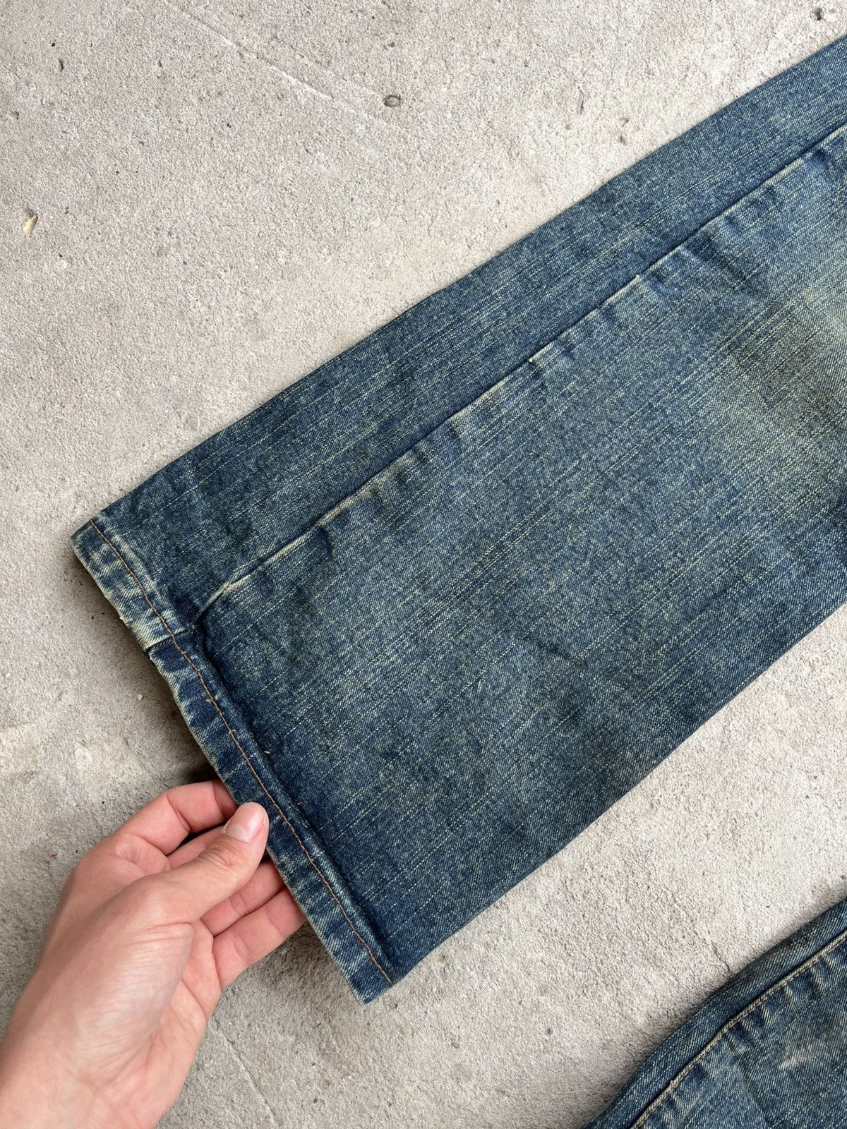 Miss Sixty Flared Miss Sixty Dirty Faded Denim Pants Jeans Y2K Japanese Size 32" / US 10 / IT 46 - 9 Thumbnail
