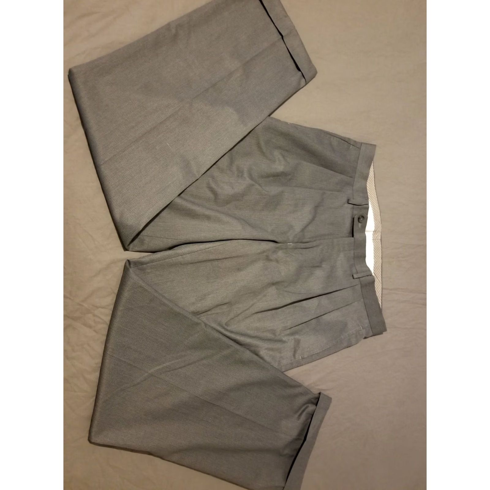 Polo Ralph Lauren Mens Polo Ralph Lauren Dress Pants Gray Khaki Chino Trouser 34x32 Slack Size US S / EU 44-46 / 1 - 3 Thumbnail