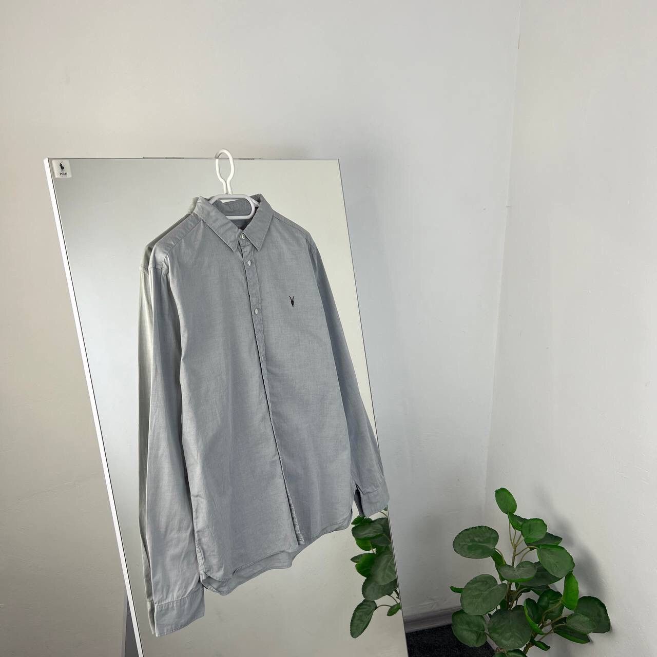 Allsaints Shirt Allsaints Button Up Y2k Luxury Mini Logo Size US M / EU 48-50 / 2 - 1 Thumbnail