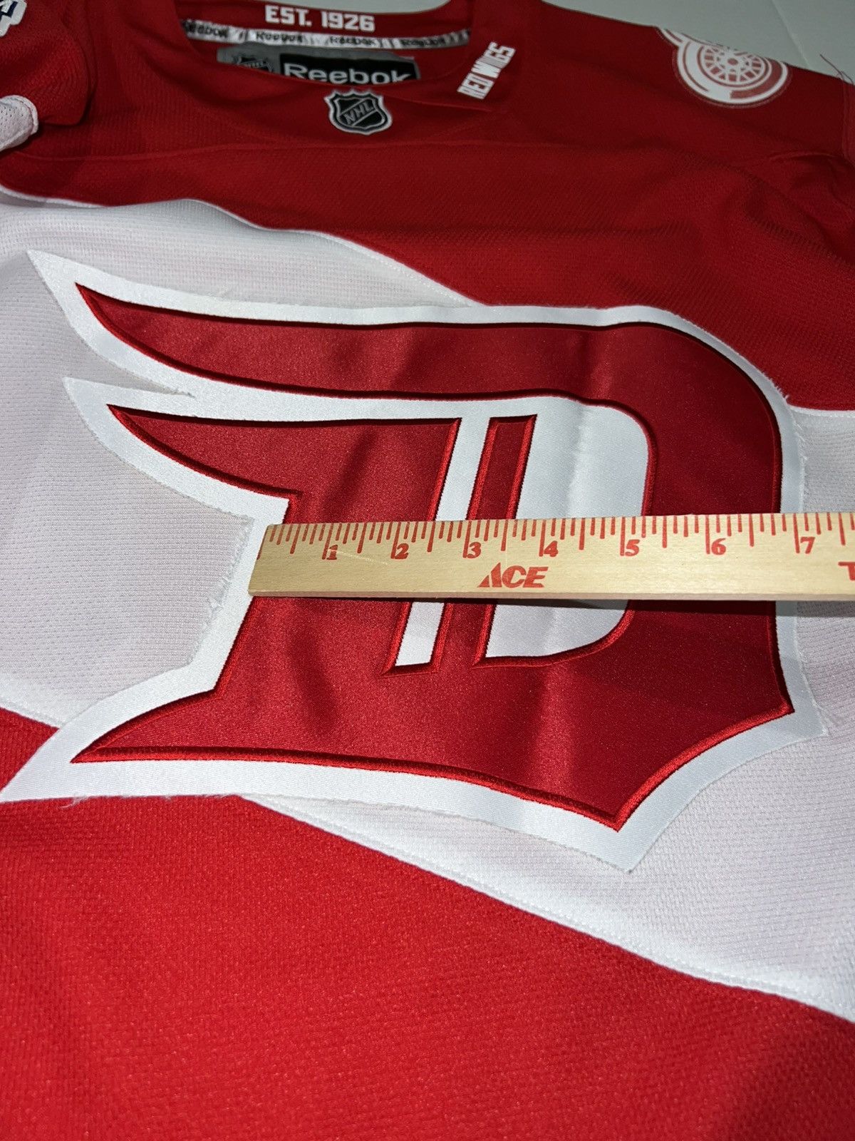 NHL Signed Abdelkader Detroit Red Wings Stadium Series Jersey Size US M / EU 48-50 / 2 - 10 Thumbnail