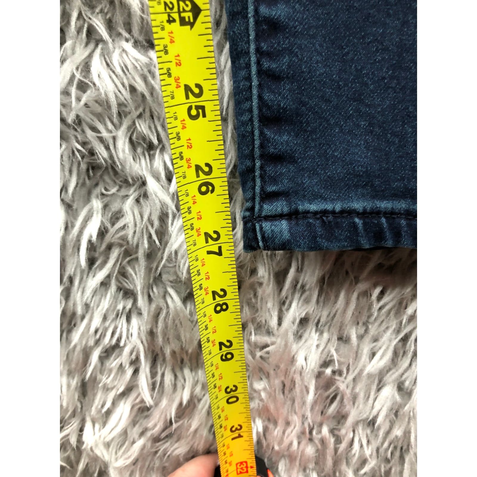 Vintage Style&Co Jeans Size 8 Womens Mid Rise Skinny Dark Wash Blue Denim Size 30" / US 8 / IT 44 - 5 Thumbnail