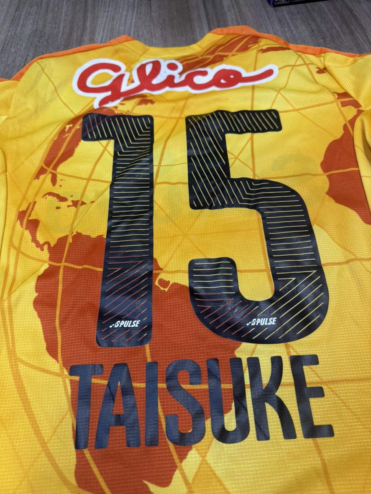 Japanese Brand × Puma S-Pulse 2016 home shirt #15 Taisuke Size US S / EU 44-46 / 1 - 6 Thumbnail
