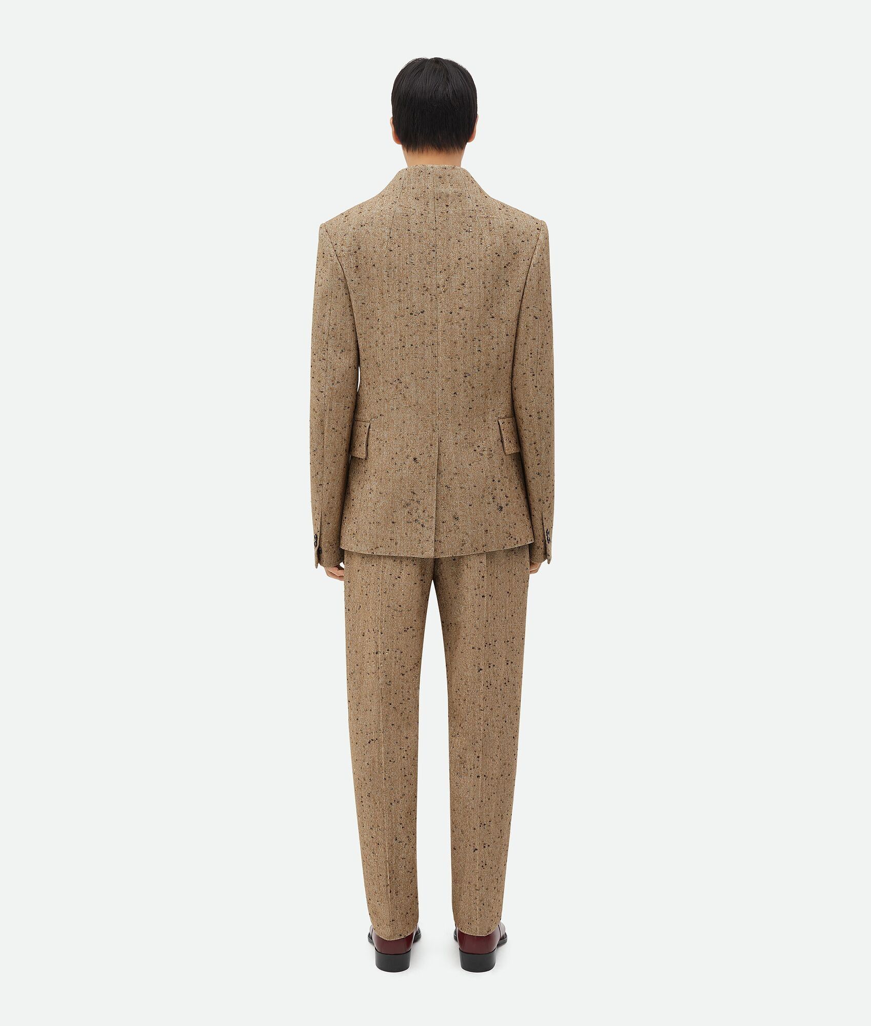 Bottega Veneta o1w1db10525 Knotted Wool Funnel Neck Jacket in Camel/Fondant Size US S / EU 44-46 / 1 - 3 Thumbnail
