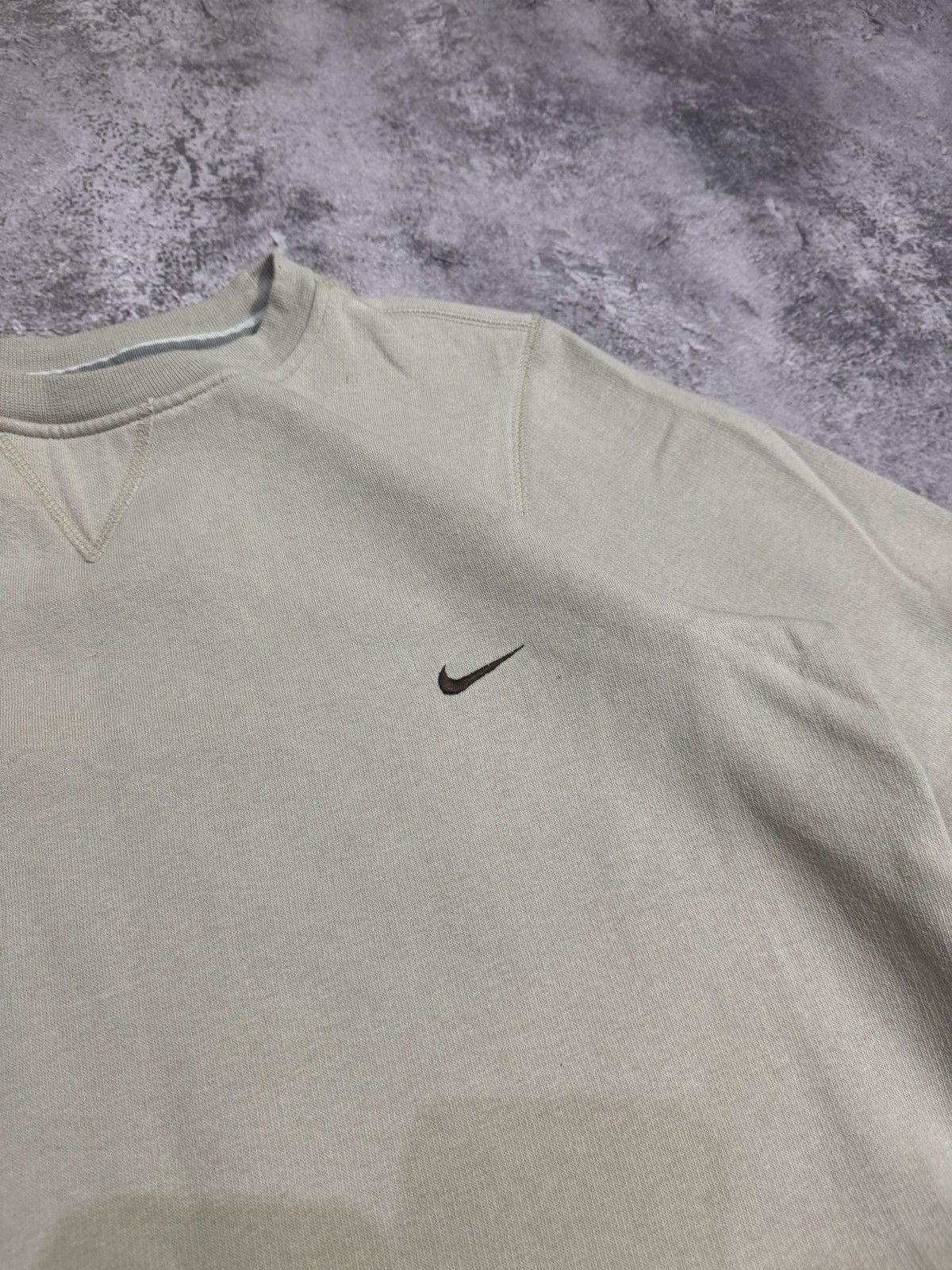 Nike × Vintage Nike Sweatshirt 90s True Vintage Boxy Swoosh Logo Size US S / EU 44-46 / 1 - 3 Thumbnail