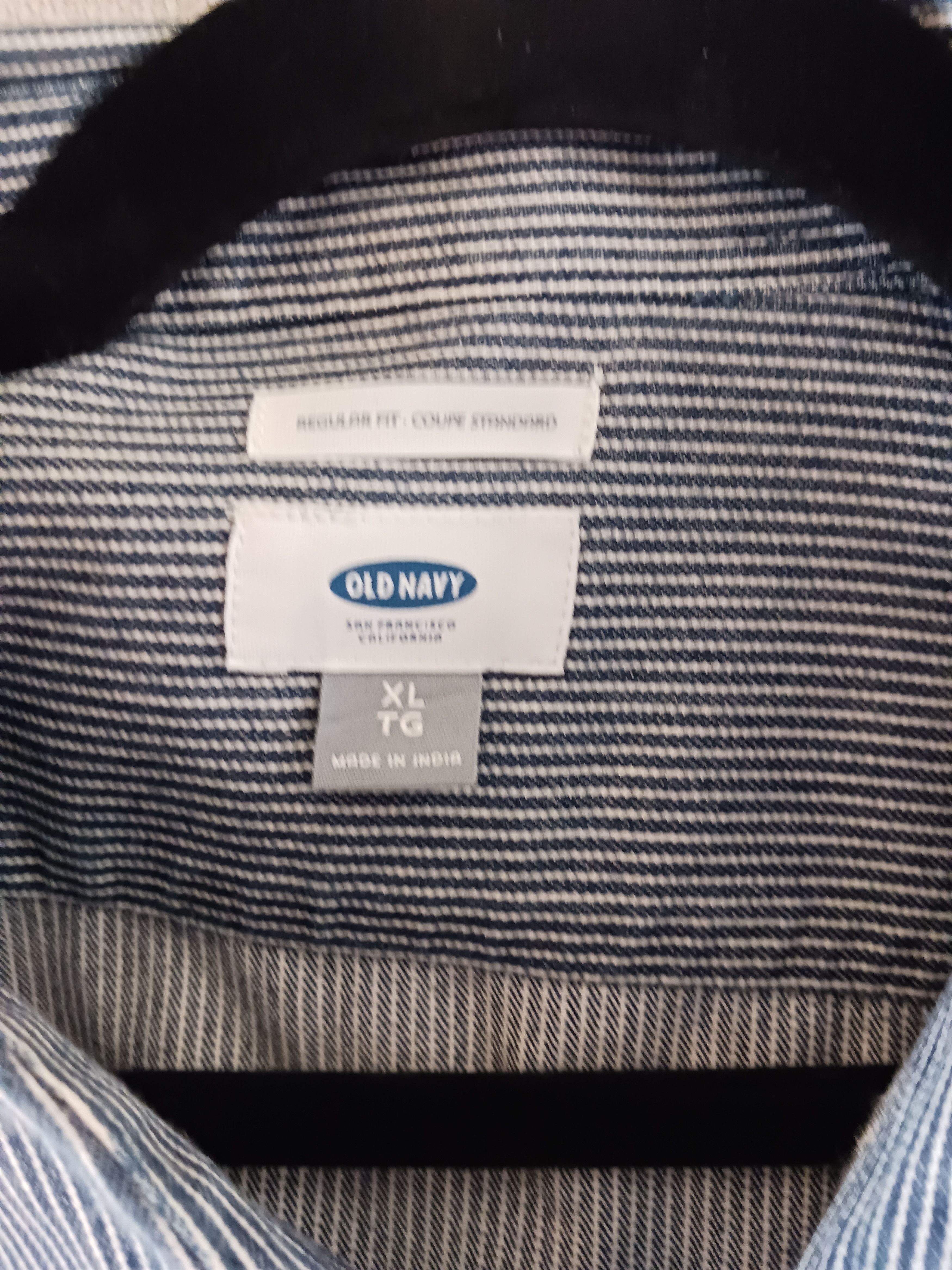 Old Navy Vintage 90's Men's Long Sleeve Striped Shirt Size US M / EU 48-50 / 2 - 3 Thumbnail