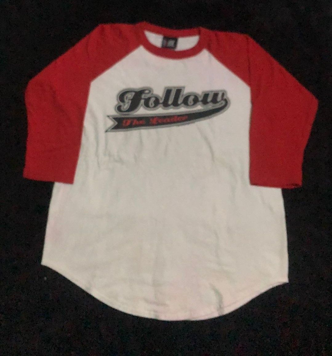 Band Tees Vtg Korn Follow The Leader Raglan.NIN,Marilyn Manson Size US L / EU 52-54 / 3 - 1 Thumbnail