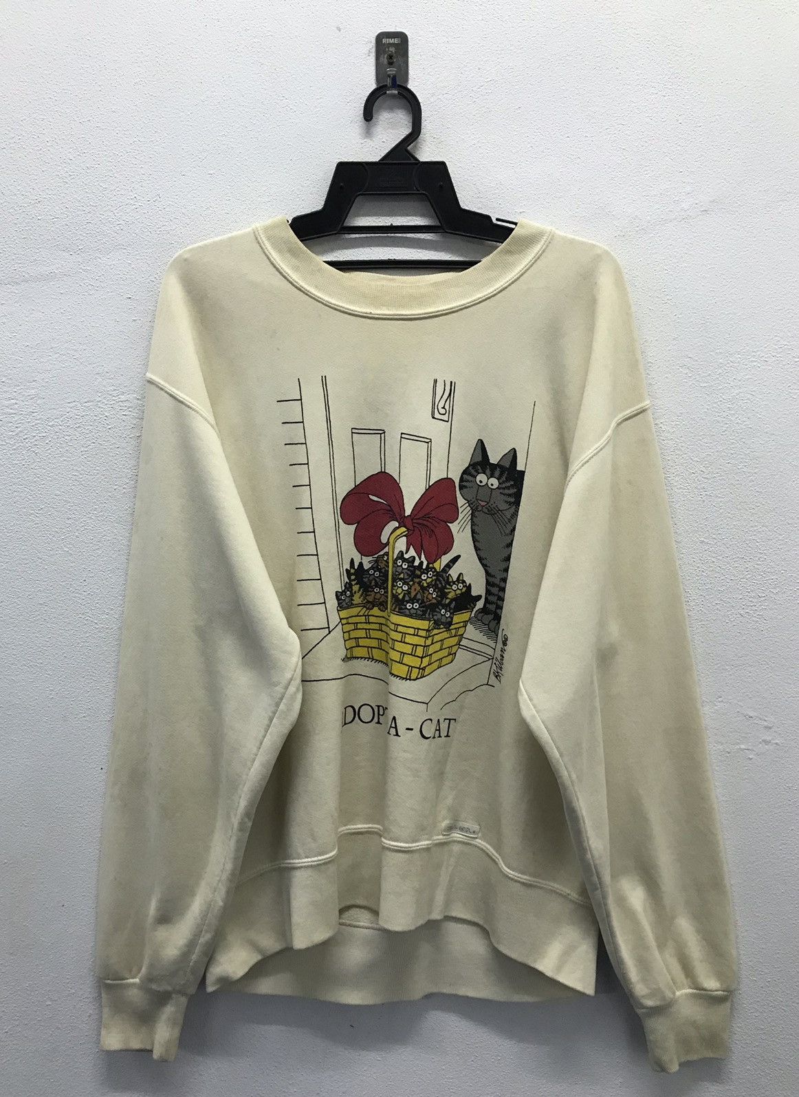 Vintage Vintage Crazy Shirts Hawaii B.Kliban Adopt-A-Cat Sweatshirt Size US S / EU 44-46 / 1 - 1 Thumbnail