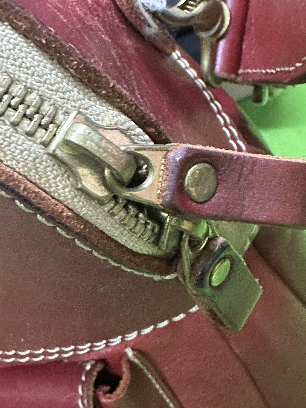 Japanese Brand Porco Rosso leather bag 2 ways Size ONE SIZE - 7 Thumbnail