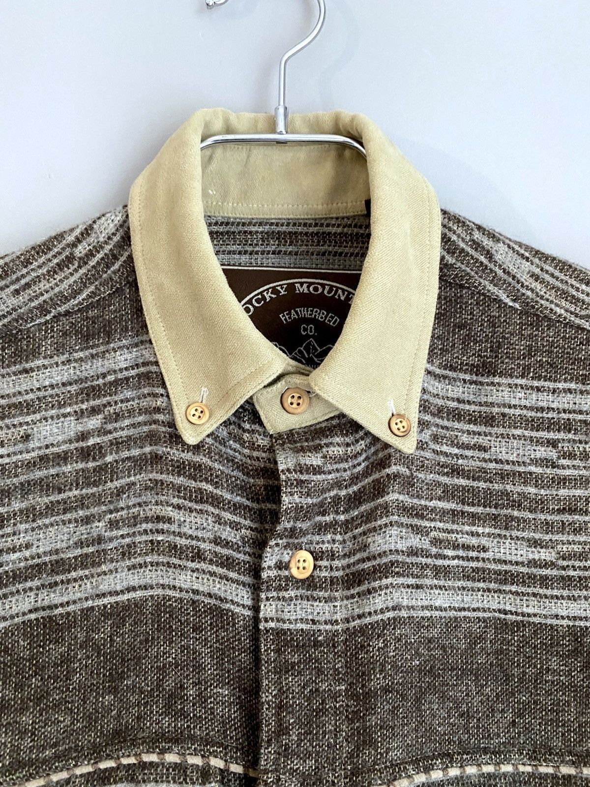 Flannel × Vintage American Vintage Flannel Wool Shirt 90s “Rocky Mountain” Size US S / EU 44-46 / 1 - 4 Thumbnail