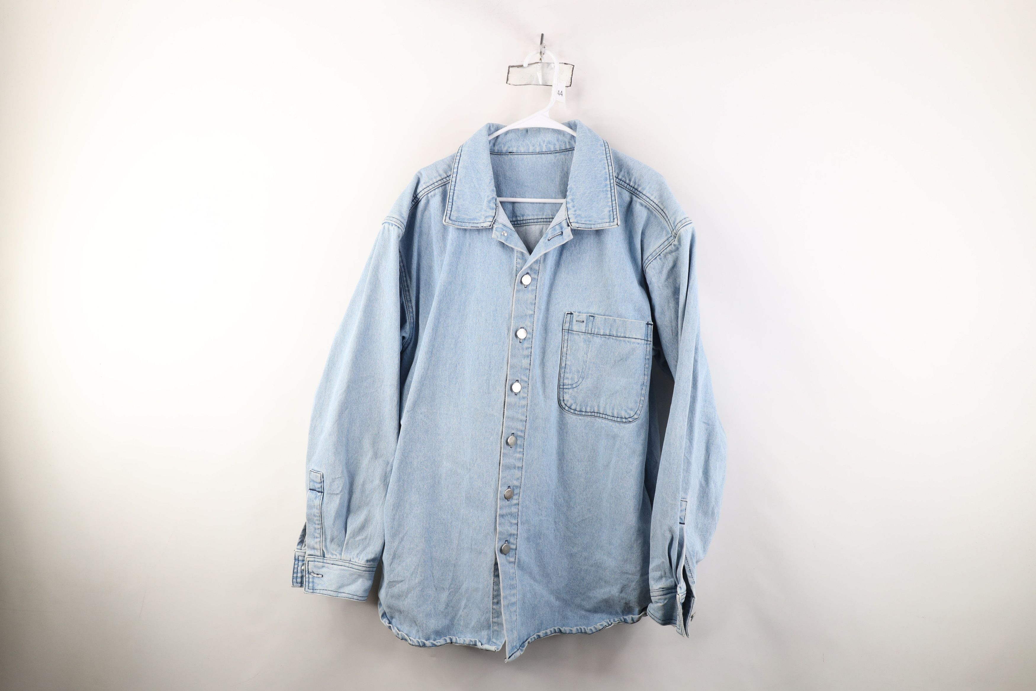 Vintage Vintage 2000 Desert Run Laughlin Pinup Girl Trucker Jacket Size US XL / EU 56 / 4 - 2 Thumbnail