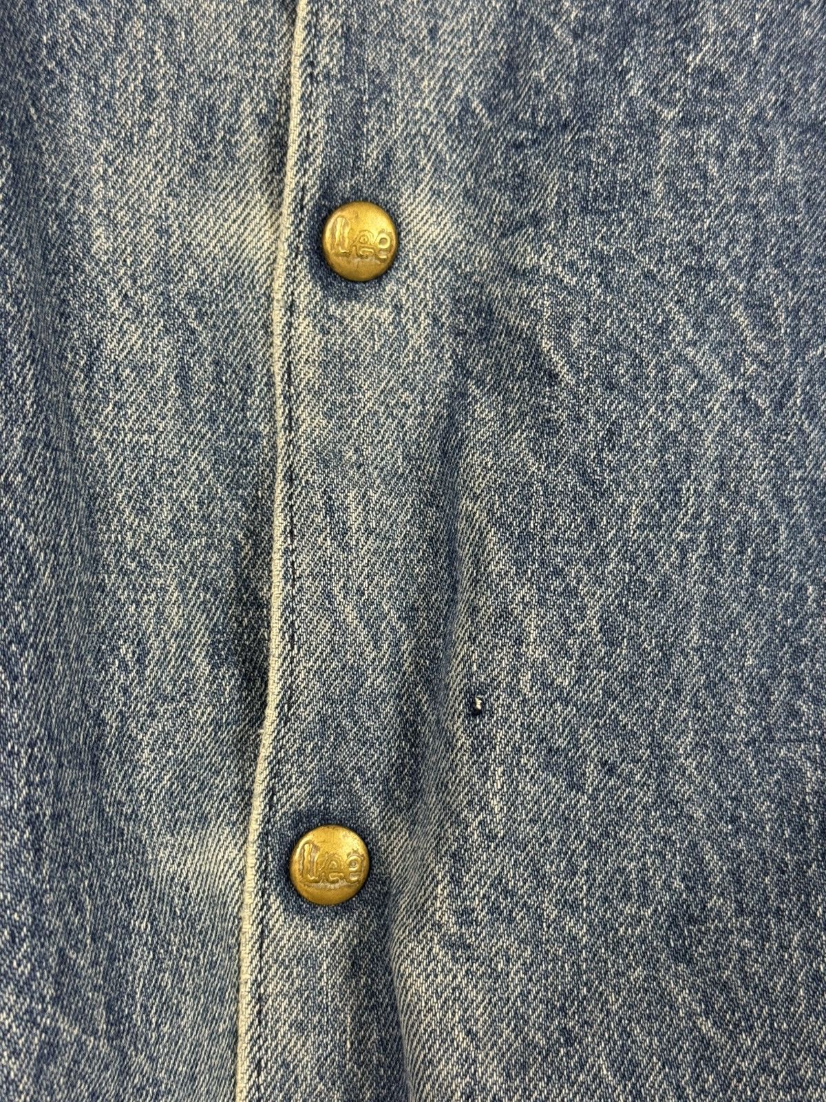Lee 80’s Vintage Lee Roper Washed Denim Sherpa Jacket Size US L / EU 52-54 / 3 - 12 Thumbnail