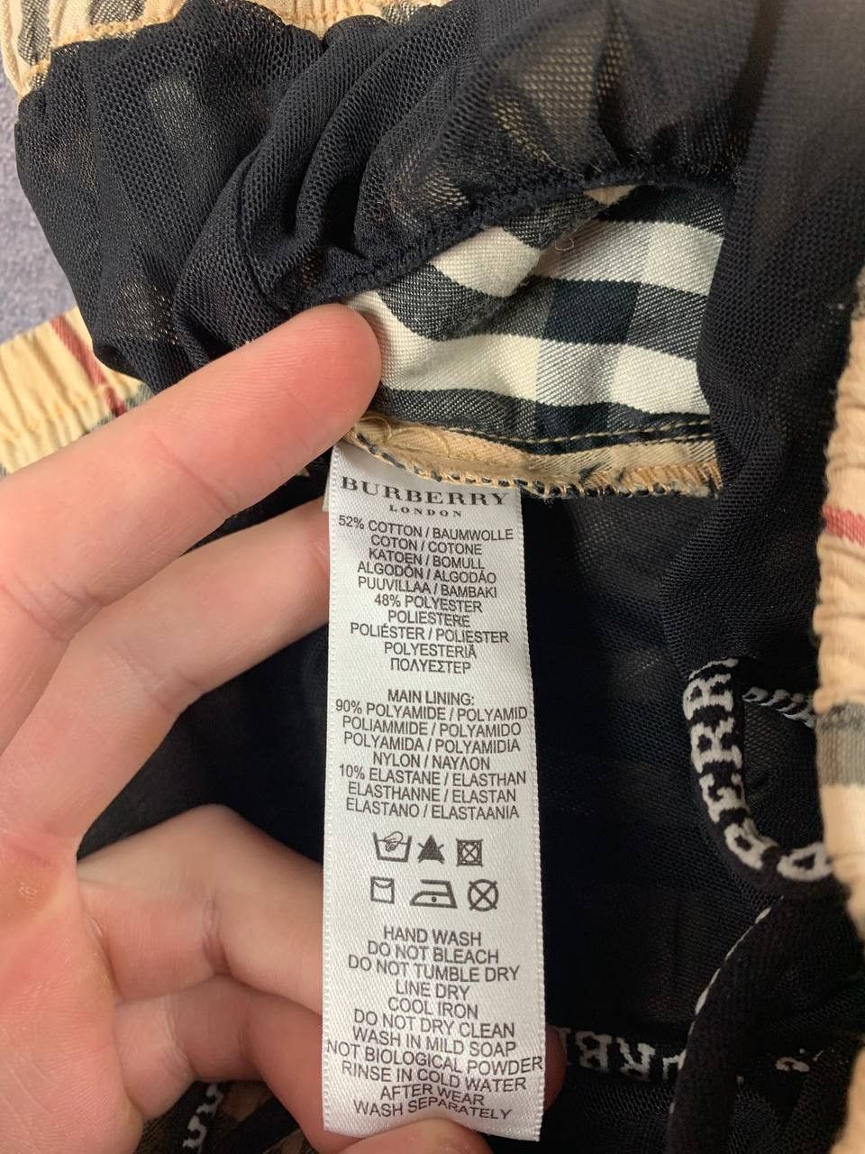 Burberry Burberry Men’s Check Shorts Size US 34 / EU 50 - 11 Thumbnail