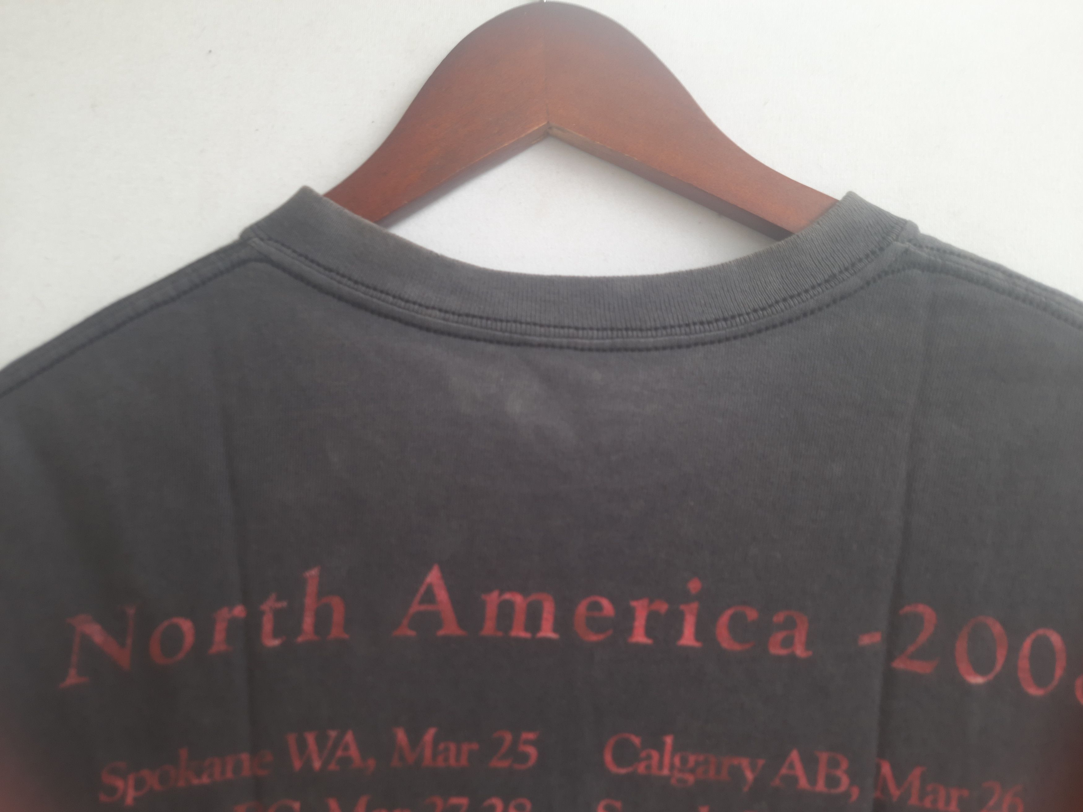 Band Tees Y2K MESHUGGAH North American Tour 2008 Death Metal Size US M / EU 48-50 / 2 - 9 Thumbnail