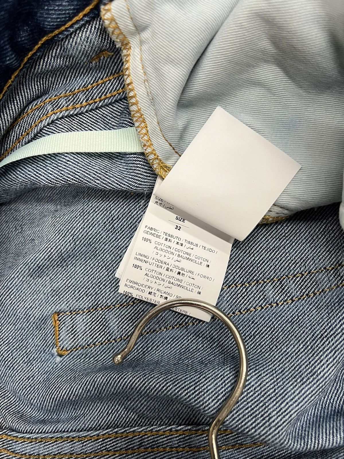 Off-White Off White Gothic Embroidered Jeans Size US 32 / EU 48 - 13 Thumbnail