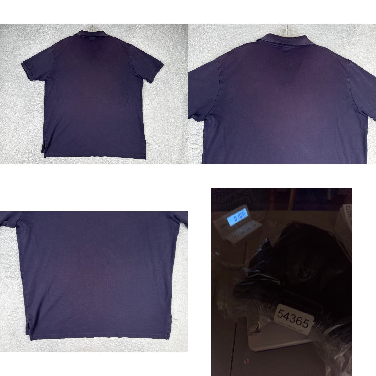 Ralph Lauren VINTAGE Ralph Lauren Polo Shirt Mens XL Blue 100% Cotton Regular Short Sleeve Size US XL / EU 56 / 4 - 9 Thumbnail