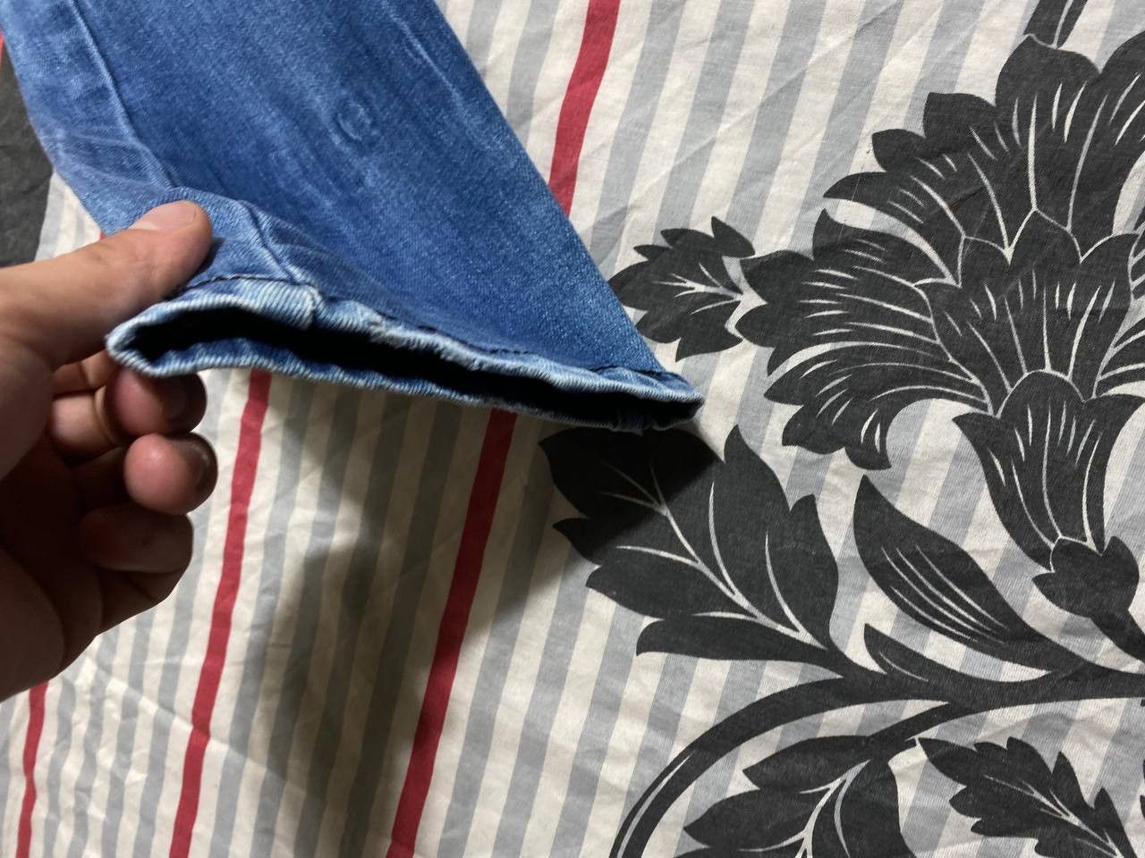 Japanese Brand Crazy Crash Dirty Baggy Faded Jean Japan Avant Garde Style Size US 30 / EU 46 - 20 Thumbnail